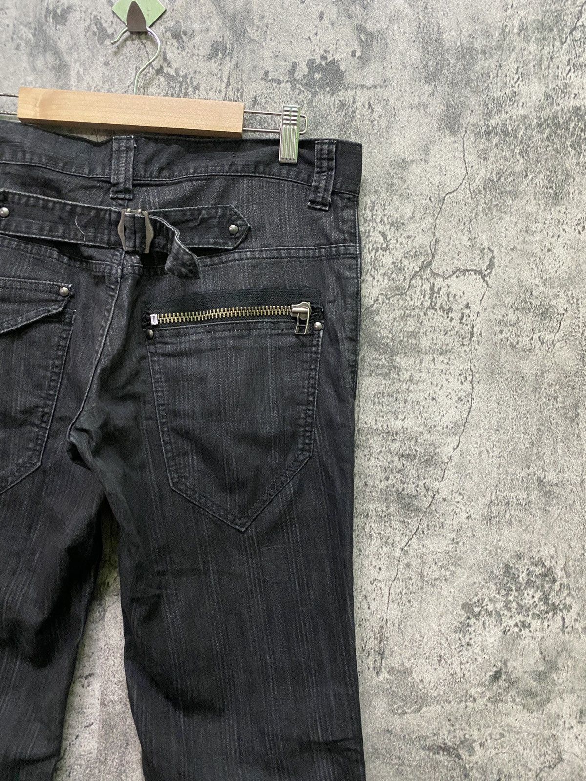 Designer × Japanese Brand Japanese SEMANTIC DESIGN Stripe Buckle Pants Size US 32 / EU 48 - 12 Thumbnail