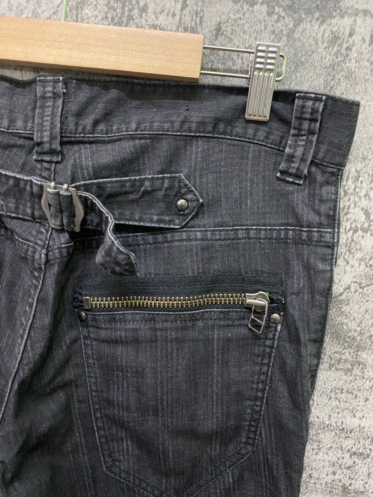Designer × Japanese Brand Japanese SEMANTIC DESIGN Stripe Buckle Pants Size US 32 / EU 48 - 16 Thumbnail
