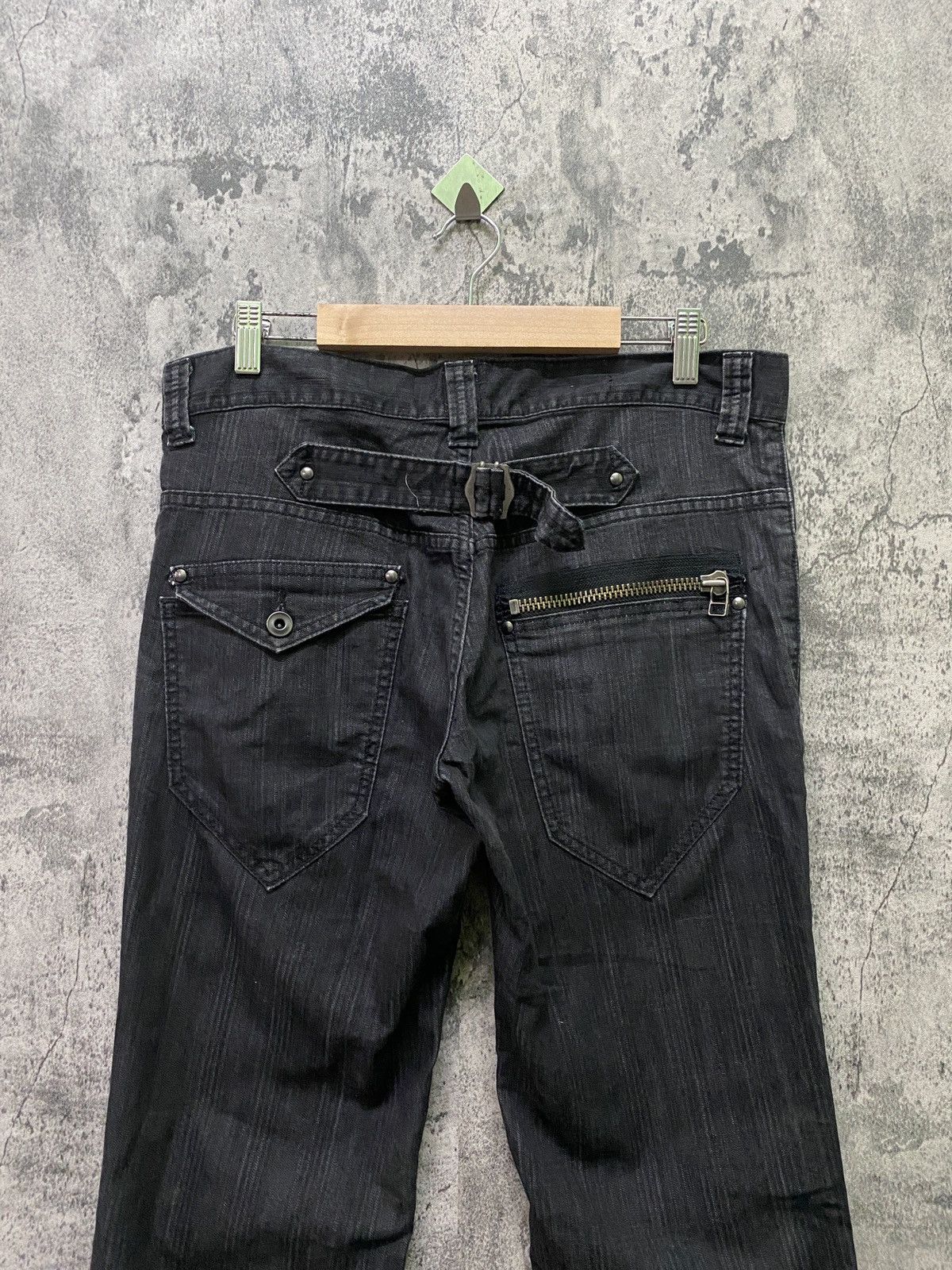 Designer × Japanese Brand Japanese SEMANTIC DESIGN Stripe Buckle Pants Size US 32 / EU 48 - 10 Thumbnail