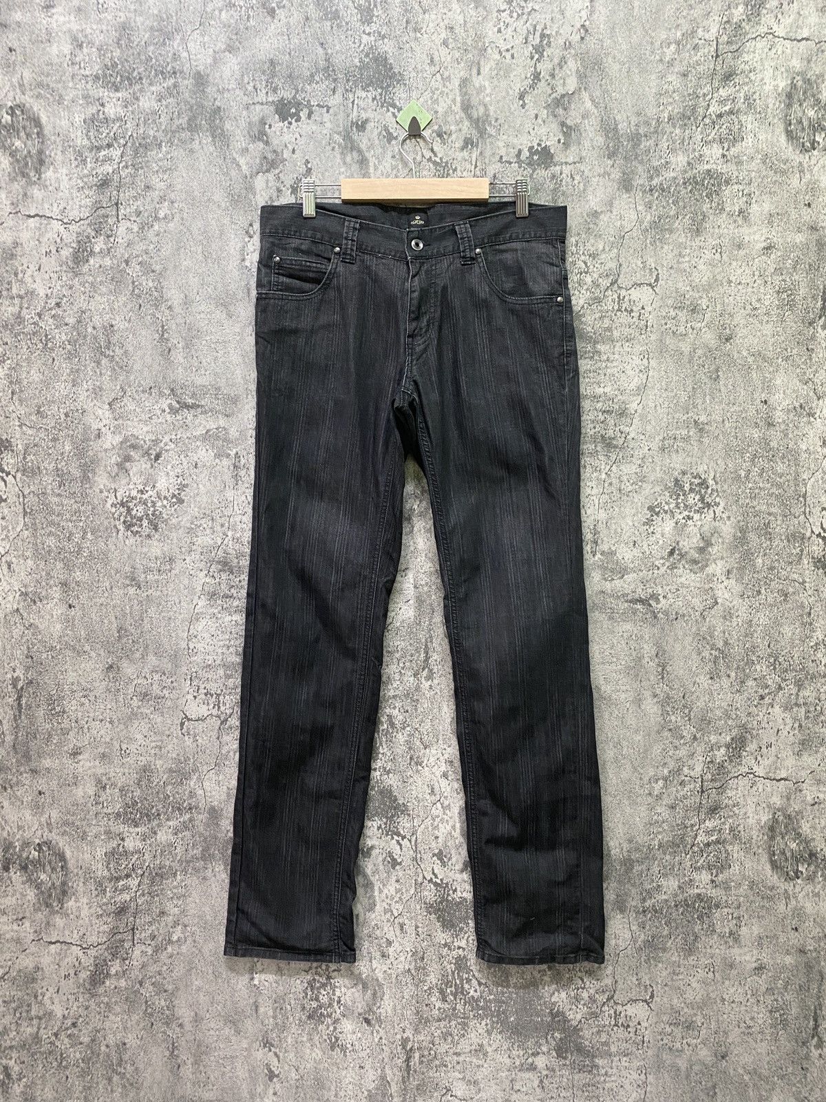 Designer × Japanese Brand Japanese SEMANTIC DESIGN Stripe Buckle Pants Size US 32 / EU 48 - 1 Thumbnail