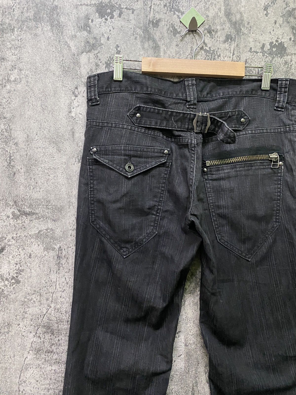 Designer × Japanese Brand Japanese SEMANTIC DESIGN Stripe Buckle Pants Size US 32 / EU 48 - 11 Thumbnail