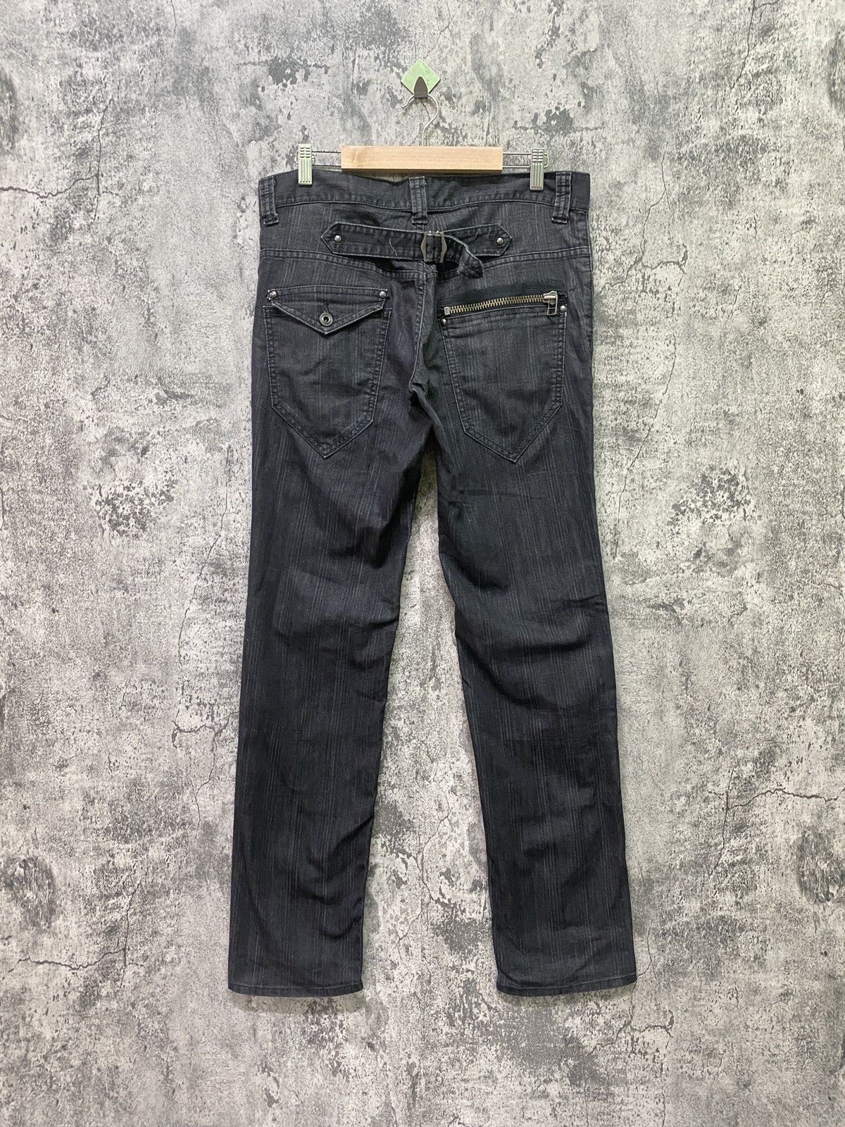 Designer × Japanese Brand Japanese SEMANTIC DESIGN Stripe Buckle Pants Size US 32 / EU 48 - 2 Thumbnail