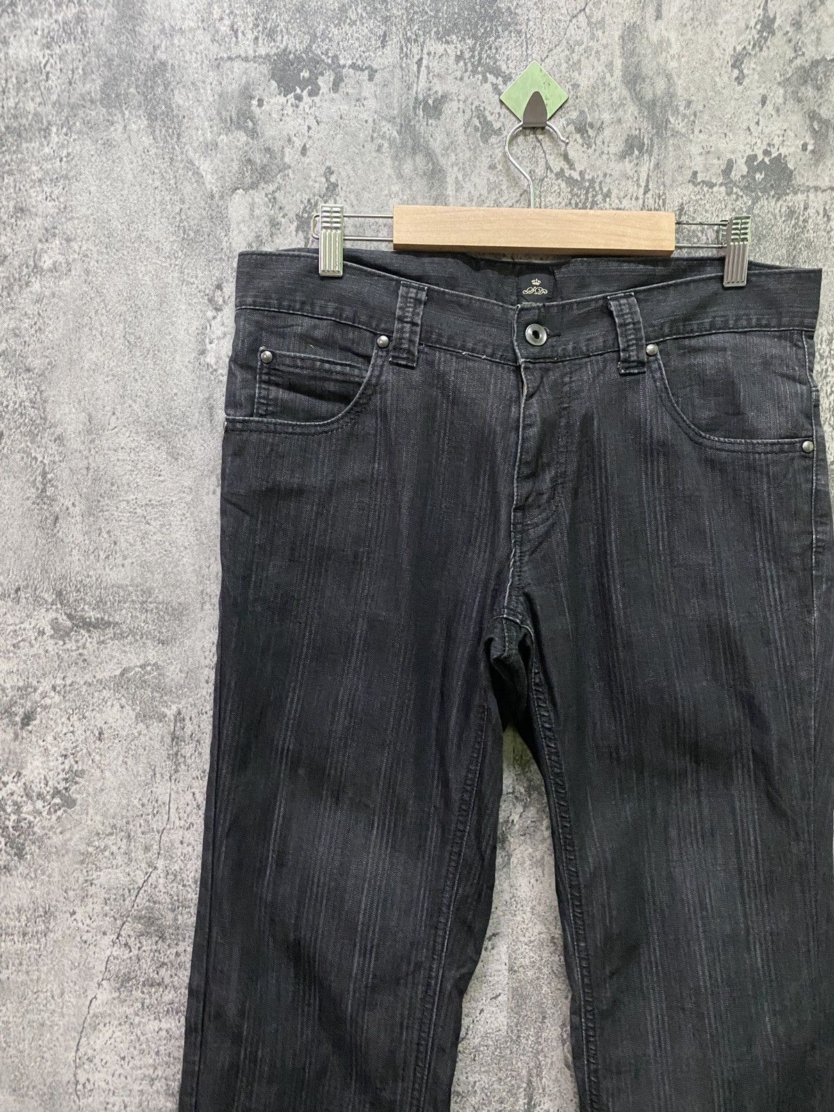 Designer × Japanese Brand Japanese SEMANTIC DESIGN Stripe Buckle Pants Size US 32 / EU 48 - 4 Thumbnail