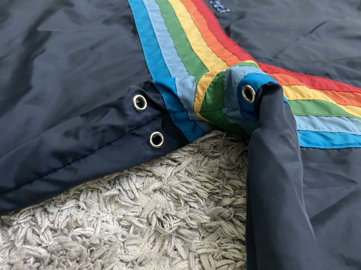 Vintage Vintage Bitch Skateboards Rainbow Stripe Nylon Jacket Size US L / EU 52-54 / 3 - 12 Thumbnail