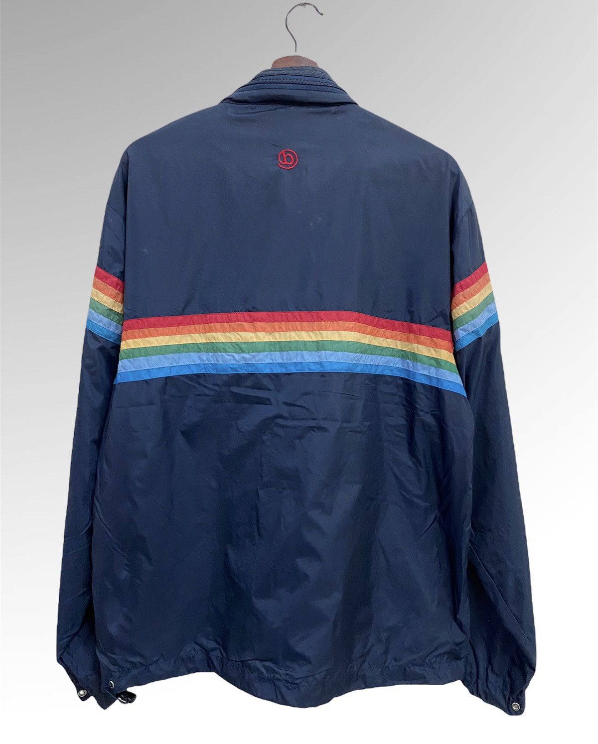 Vintage Vintage Bitch Skateboards Rainbow Stripe Nylon Jacket Size US L / EU 52-54 / 3 - 5 Thumbnail