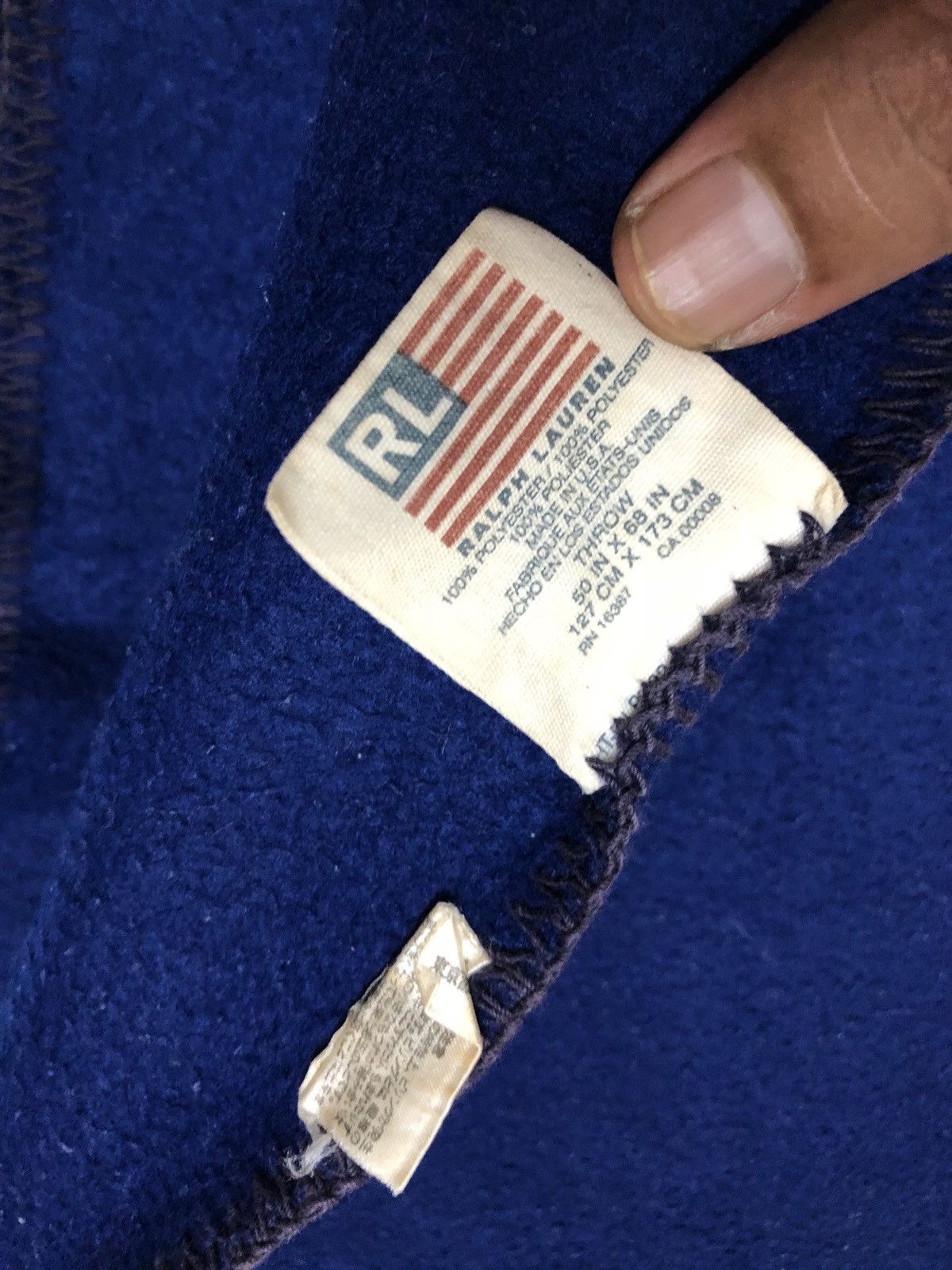 Polo Ralph Lauren Polo Bear Fleece Blanket Polo Ralph Lauren Size ONE SIZE - 6 Thumbnail