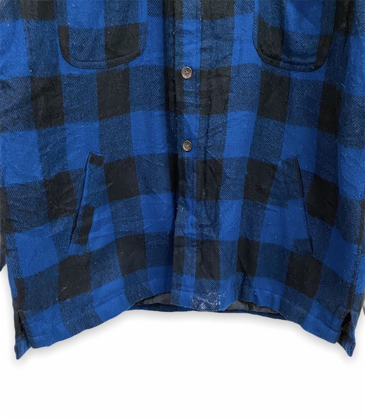 Flannel × Japanese Brand × Vintage Vintage Japanese Wool Flannel Jacket Size US L / EU 52-54 / 3 - 4 Thumbnail
