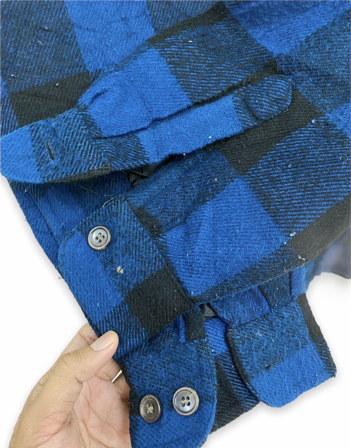 Flannel × Japanese Brand × Vintage Vintage Japanese Wool Flannel Jacket Size US L / EU 52-54 / 3 - 5 Thumbnail