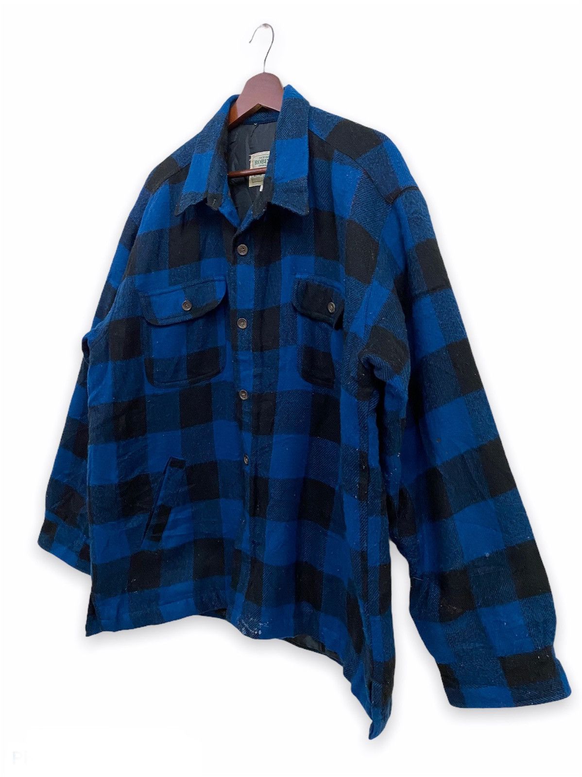 Flannel × Japanese Brand × Vintage Vintage Japanese Wool Flannel Jacket Size US L / EU 52-54 / 3 - 2 Thumbnail