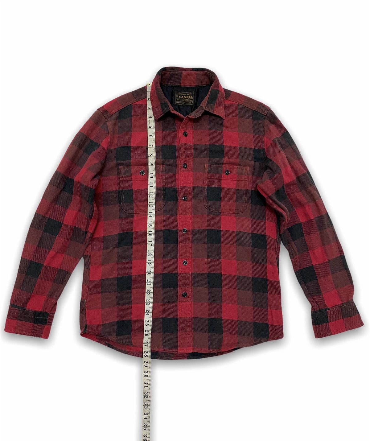 Flannel × Japanese Brand × Uniqlo Vintage Uniqlo Flannel Plaid Red Filson Style Size US L / EU 52-54 / 3 - 8 Thumbnail