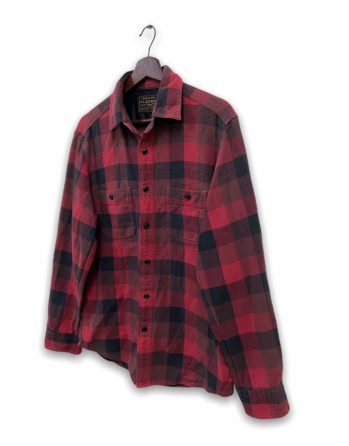 Flannel × Japanese Brand × Uniqlo Vintage Uniqlo Flannel Plaid Red Filson Style Size US L / EU 52-54 / 3 - 2 Thumbnail