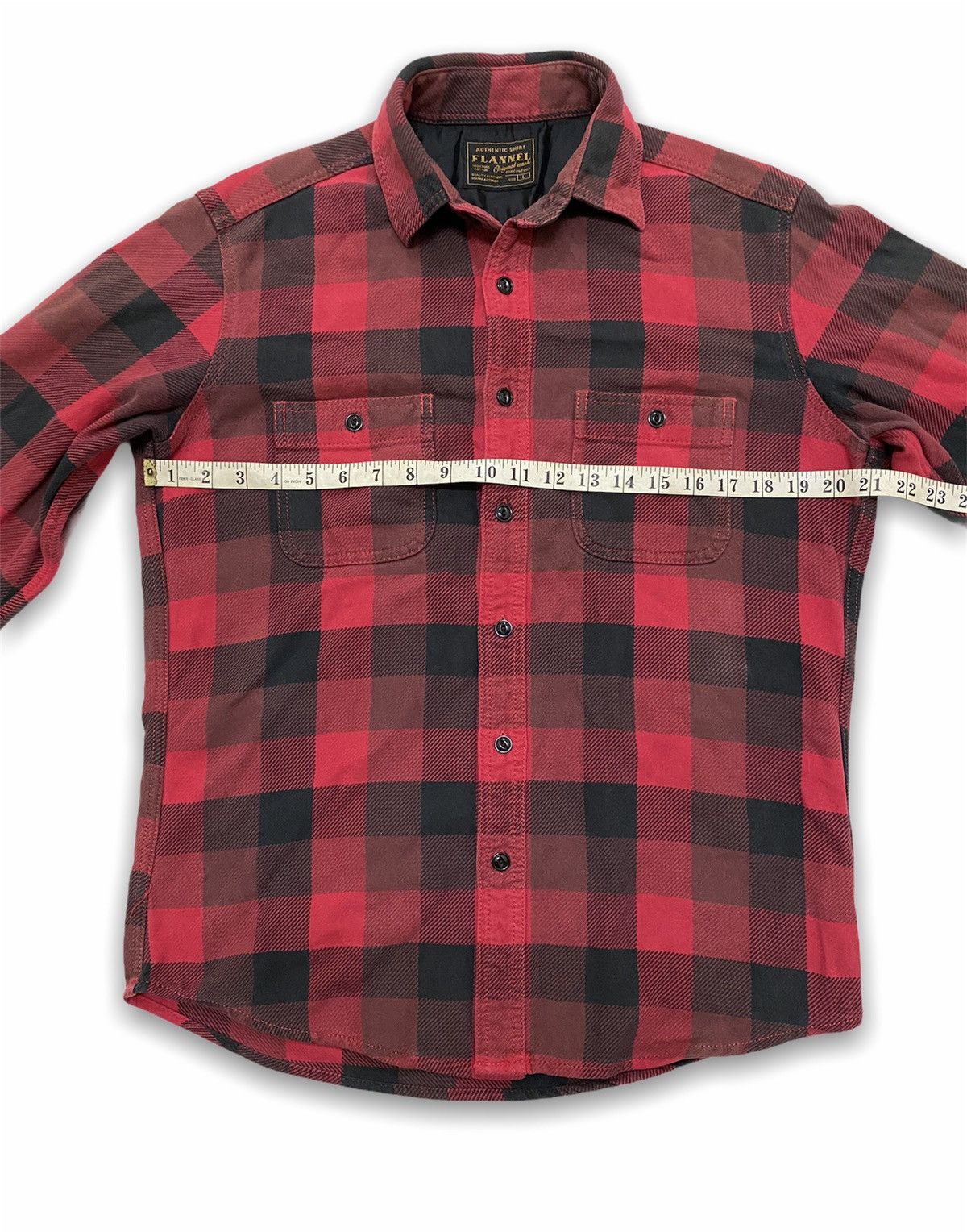 Flannel × Japanese Brand × Uniqlo Vintage Uniqlo Flannel Plaid Red Filson Style Size US L / EU 52-54 / 3 - 7 Thumbnail