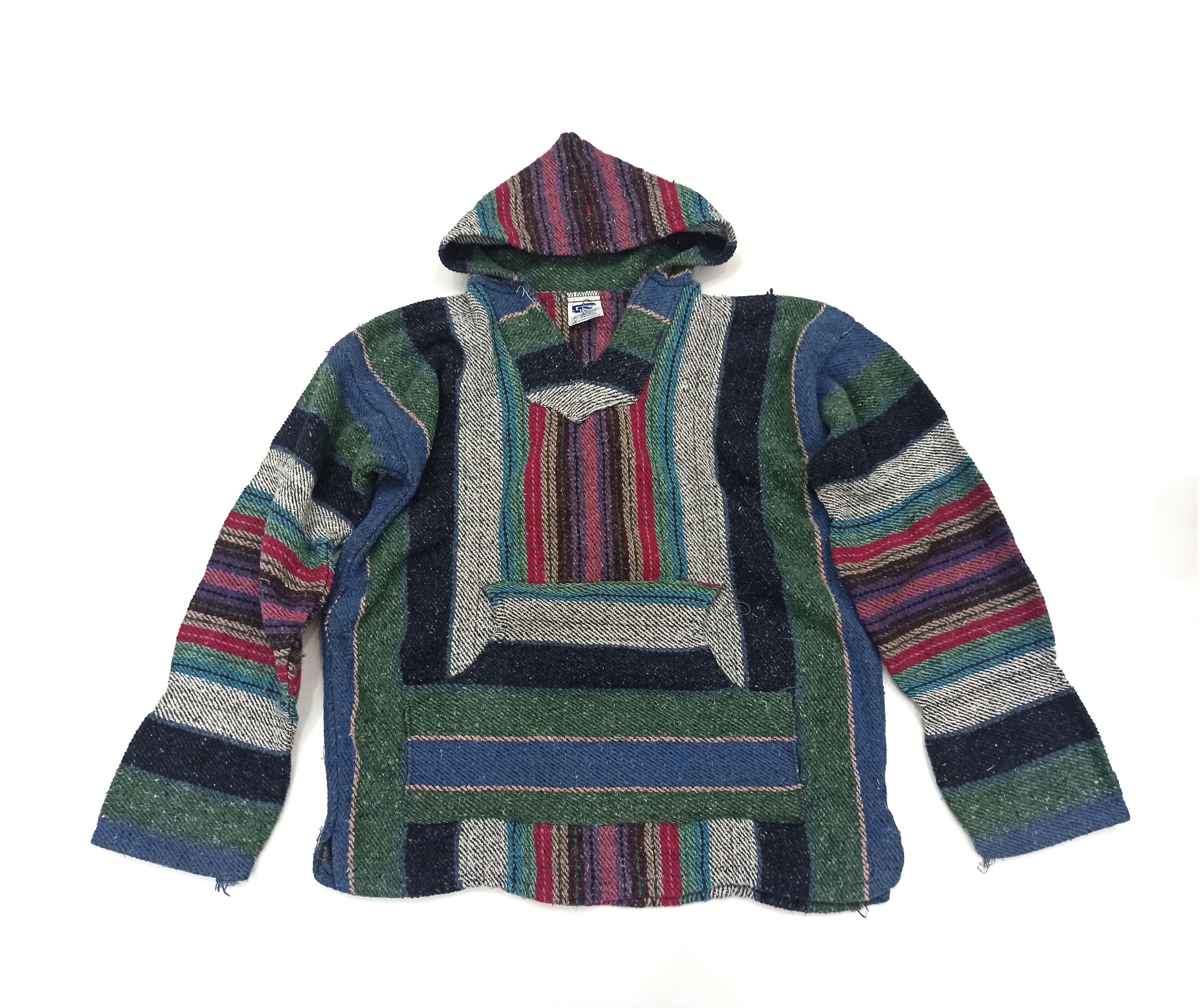 Vintage Native Multicolor Acrylic Polyester Knit Jacket
