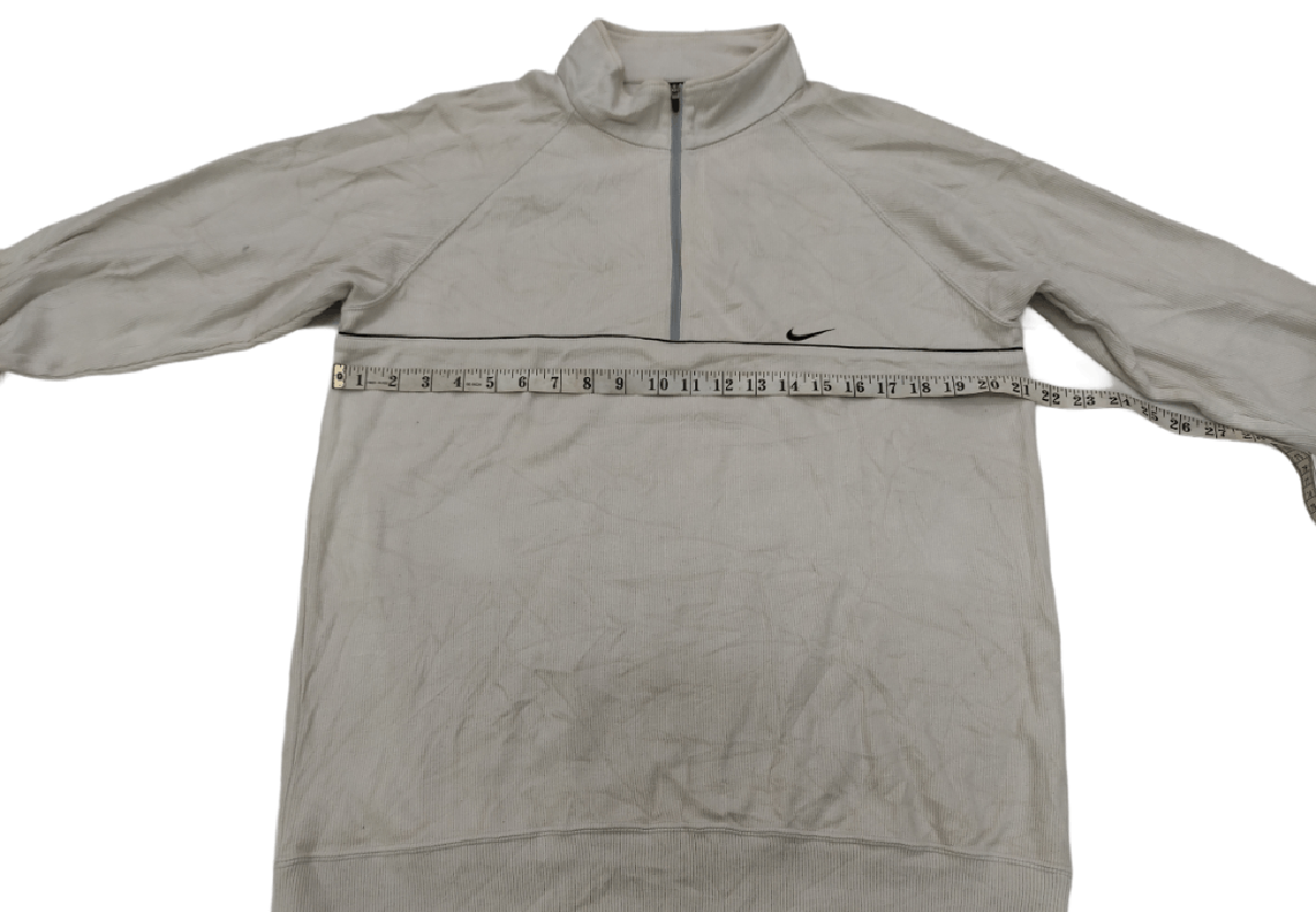 Nike × Vintage Vintage 90s Nike Golf Sweatshirt Half Zip Up Small Swoosh Size US L / EU 52-54 / 3 - 8 Thumbnail