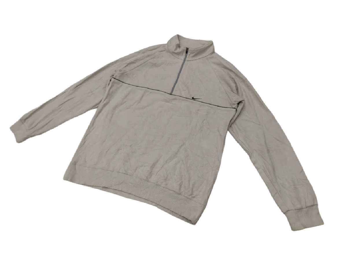 Nike × Vintage Vintage 90s Nike Golf Sweatshirt Half Zip Up Small Swoosh Size US L / EU 52-54 / 3 - 3 Thumbnail