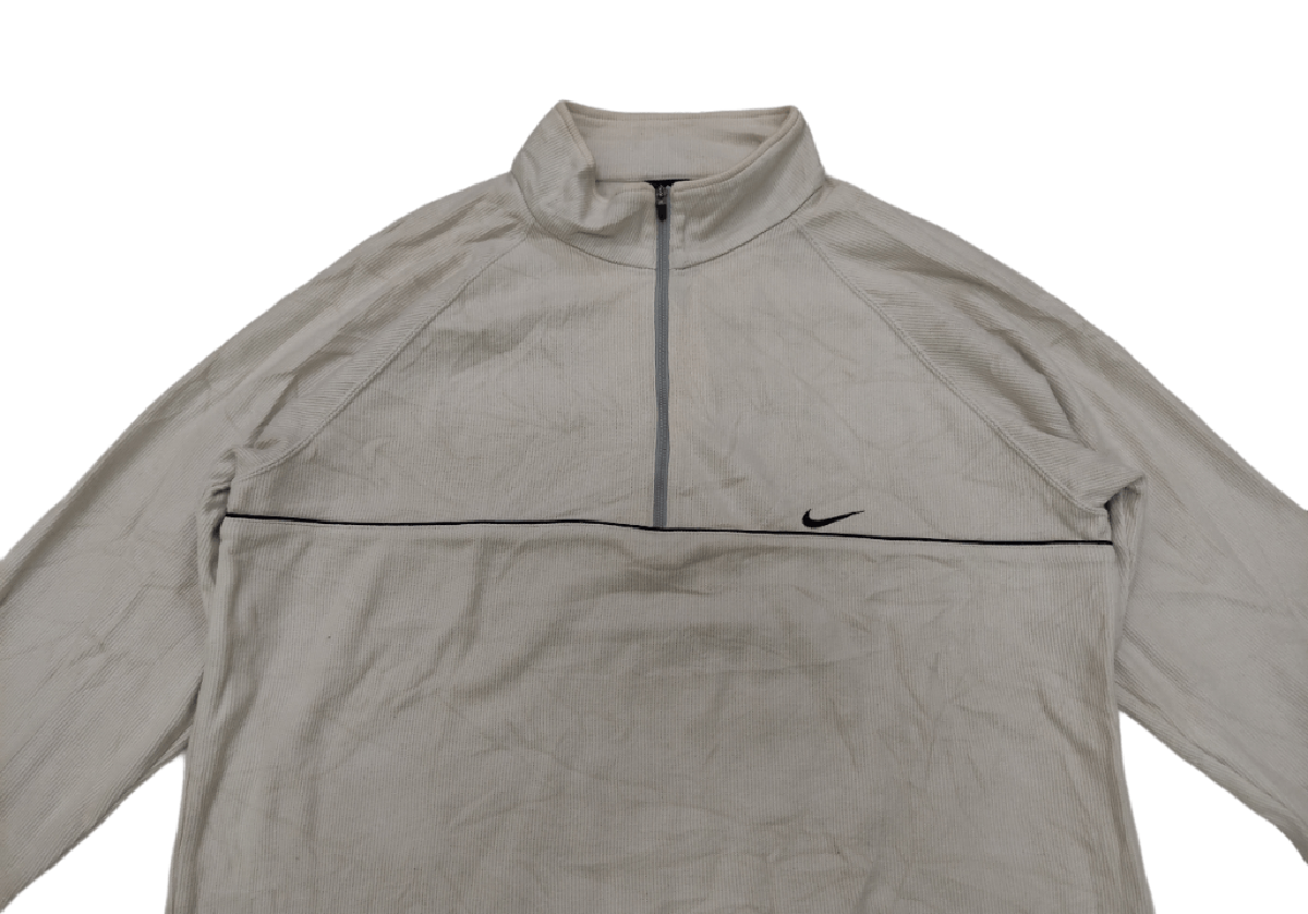 Nike × Vintage Vintage 90s Nike Golf Sweatshirt Half Zip Up Small Swoosh Size US L / EU 52-54 / 3 - 2 Thumbnail