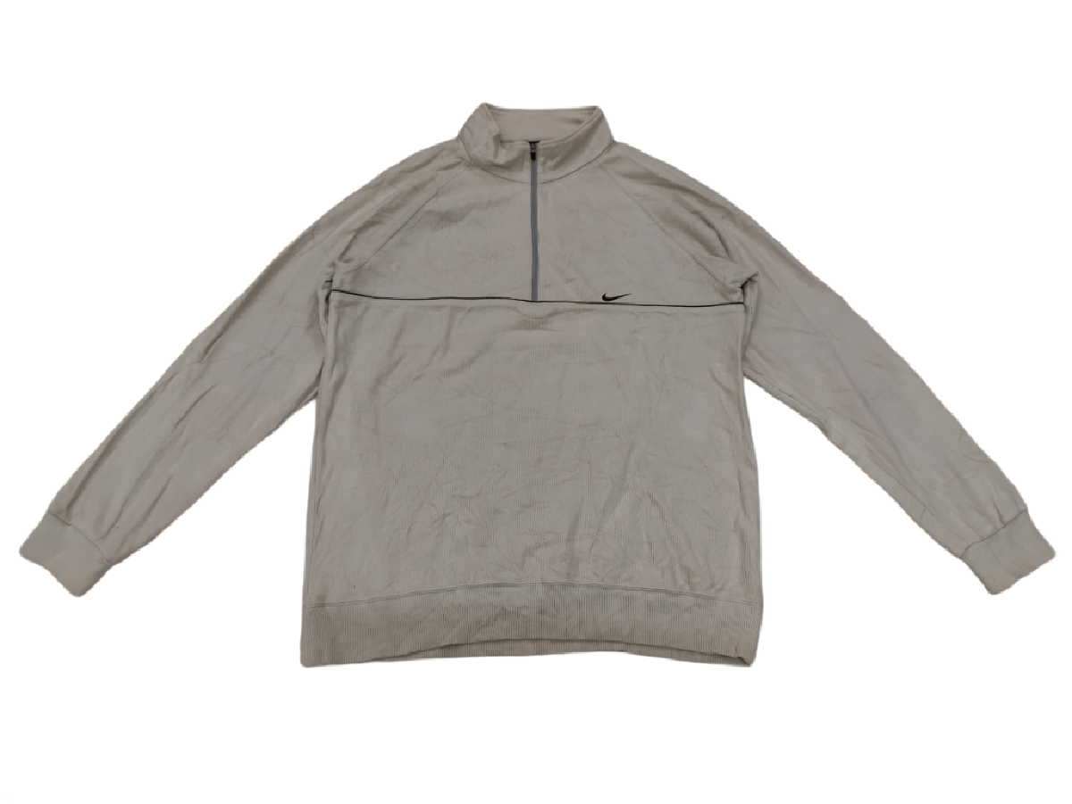 Nike × Vintage Vintage 90s Nike Golf Sweatshirt Half Zip Up Small Swoosh Size US L / EU 52-54 / 3 - 1 Thumbnail