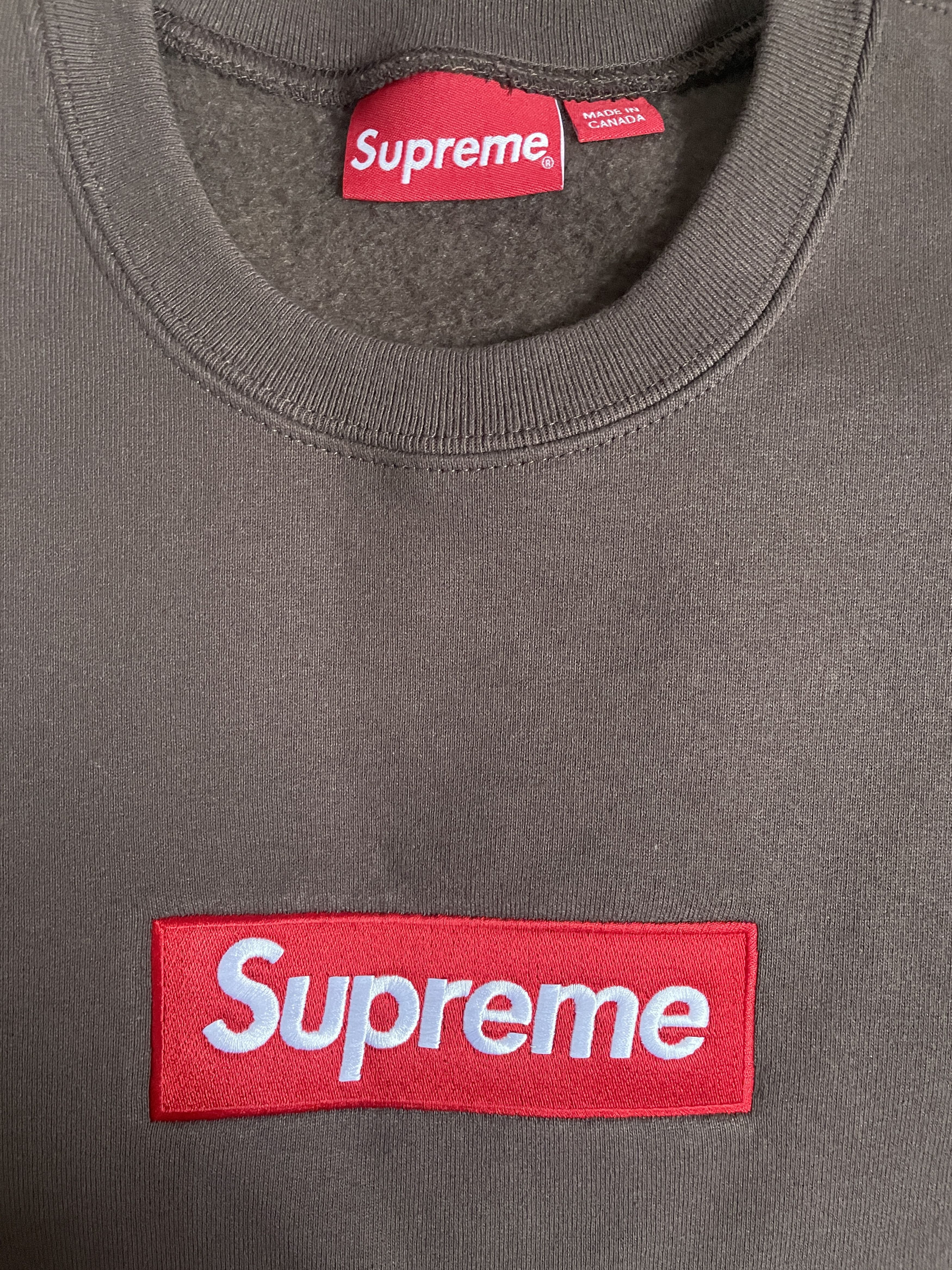 Supreme Supreme Box Logo Crewneck Sweatshirt Brown Large L NEW BOGO Size US L / EU 52-54 / 3 - 2 Thumbnail