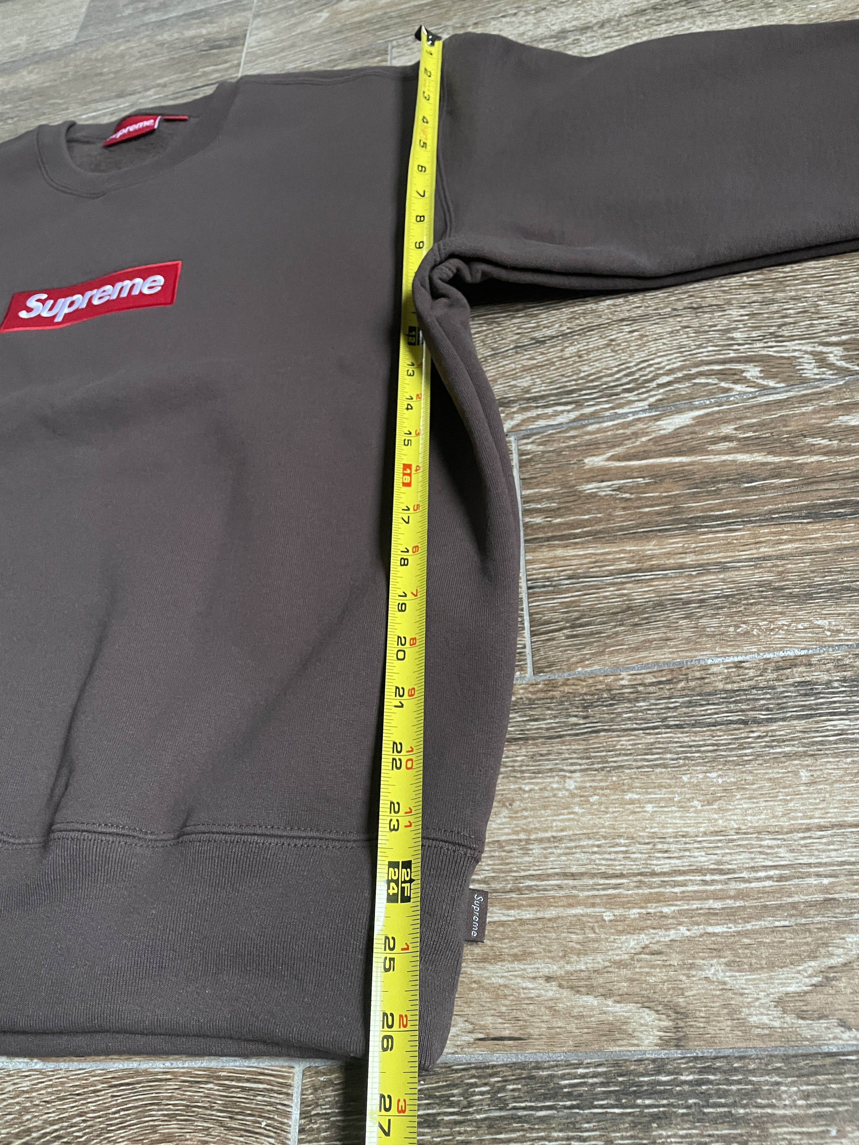 Supreme Supreme Box Logo Crewneck Sweatshirt Brown Large L NEW BOGO Size US L / EU 52-54 / 3 - 7 Thumbnail