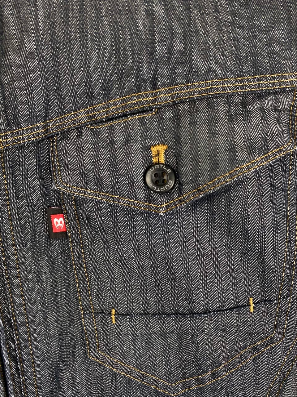 Japanese Brand burtle japanese brands work jacket herringbone denim Size US L / EU 52-54 / 3 - 7 Thumbnail