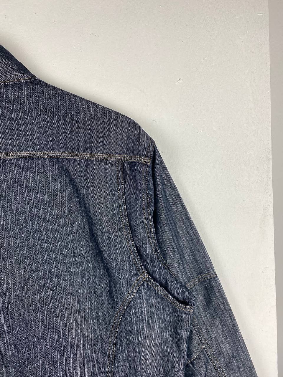 Japanese Brand burtle japanese brands work jacket herringbone denim Size US L / EU 52-54 / 3 - 11 Thumbnail