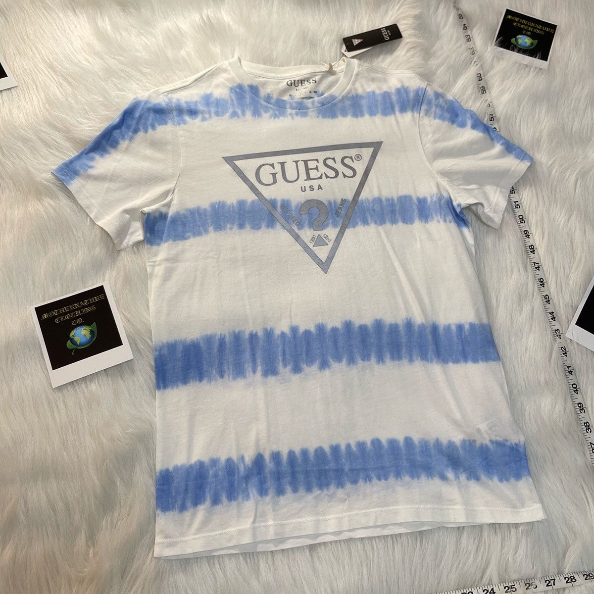Guess HERITAGE GUESS “SKY BLUE” 3M TIE DYE LOGO TEE Size US L / EU 52-54 / 3 - 1 Thumbnail