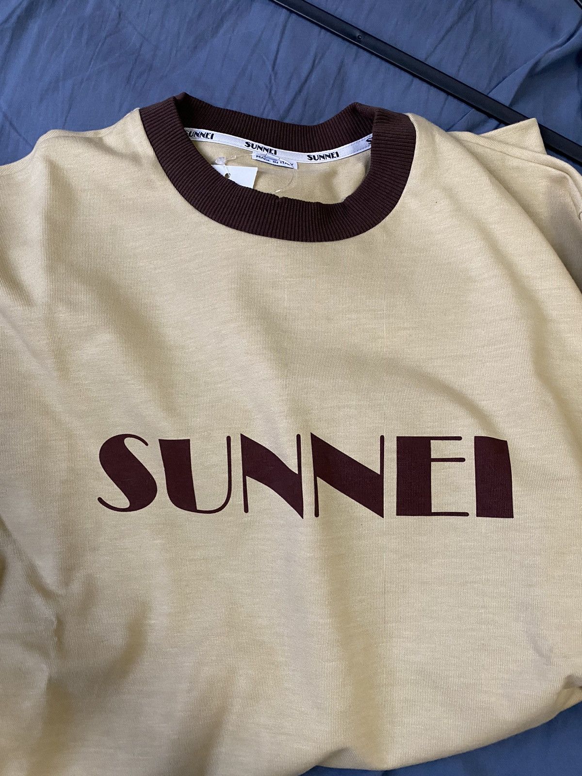 Sunnei Logo Crewneck T-shirt Tee Size US L / EU 52-54 / 3 - 4 Thumbnail