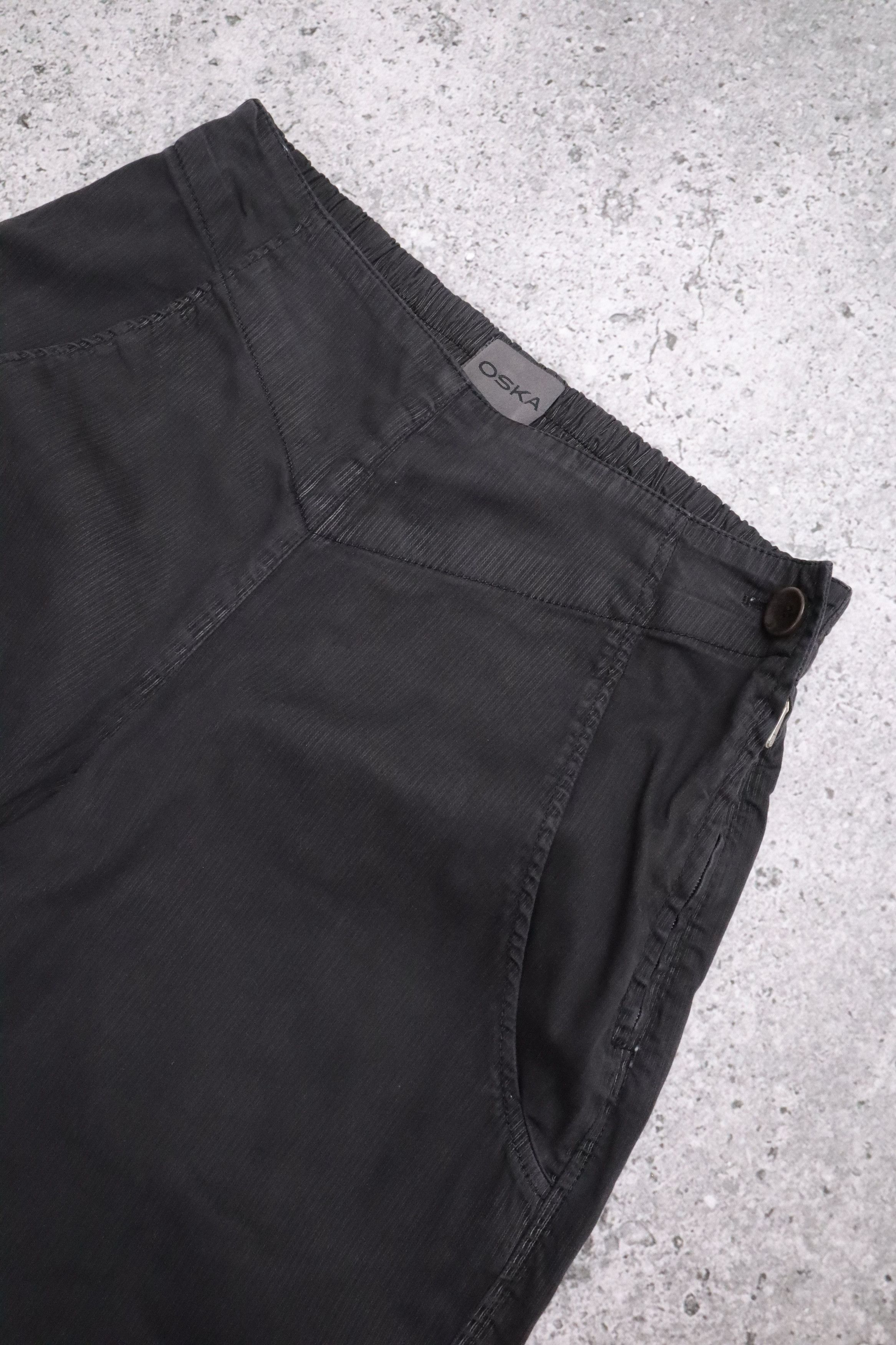 Japanese Brand × Vintage Oska Black Pants Size US 30 / EU 46 - 2 Thumbnail