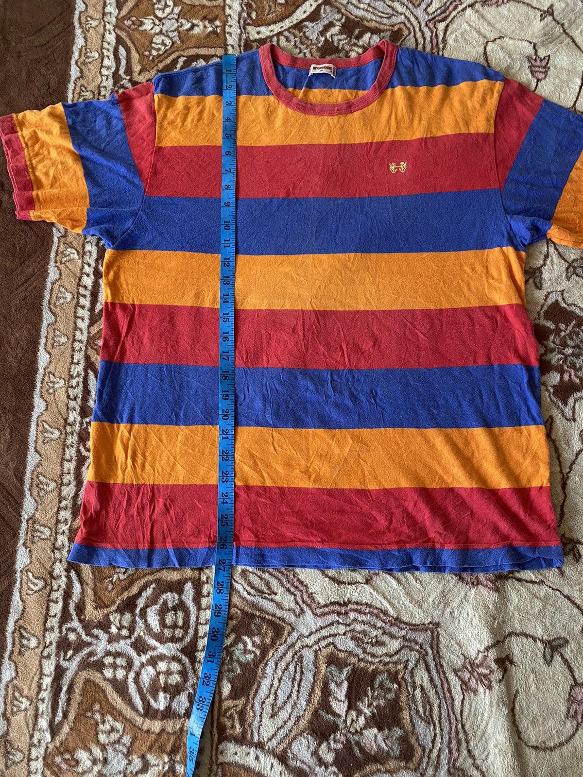 McGregor Vtg Mcgregor Striped Multicolor Design Tshirt Size US L / EU 52-54 / 3 - 9 Thumbnail