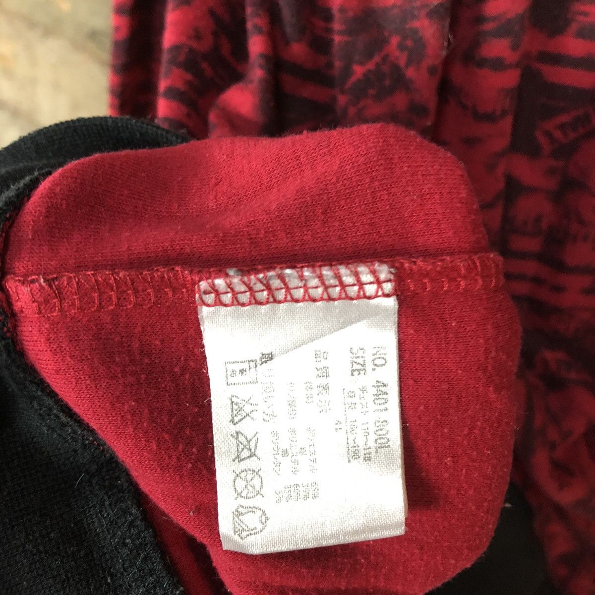 Japanese Brand Pract Red Full Print Hoodies sweater #3729 Size US XXL / EU 58 / 5 - 13 Thumbnail