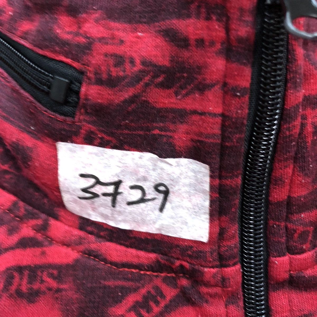 Japanese Brand Pract Red Full Print Hoodies sweater #3729 Size US XXL / EU 58 / 5 - 10 Thumbnail