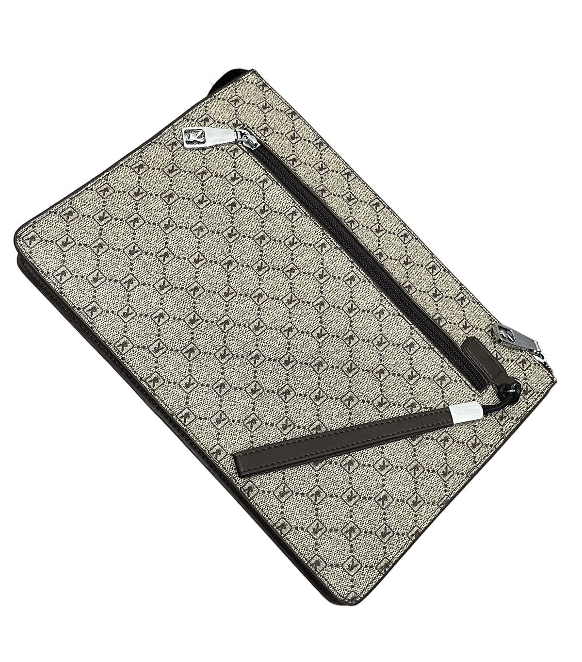 Playboy PLAYBOYxGUCCI Style Stripes Monogram Document Clutch Bag Size ONE SIZE - 4 Thumbnail