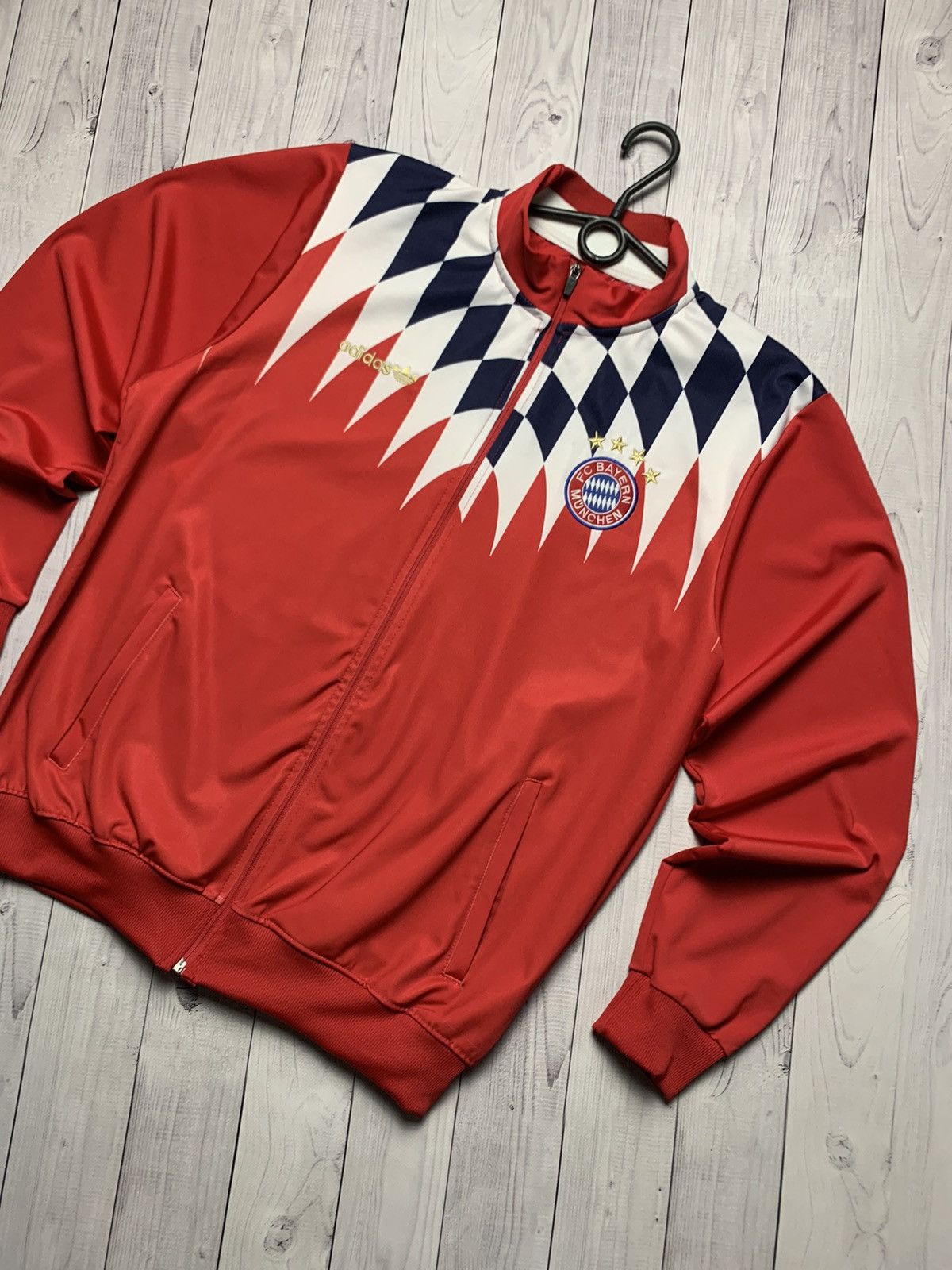 Adidas × Vintage Vintage Soccer jacket Bayern Munich adidas rare size L Size US L / EU 52-54 / 3 - 2 Thumbnail