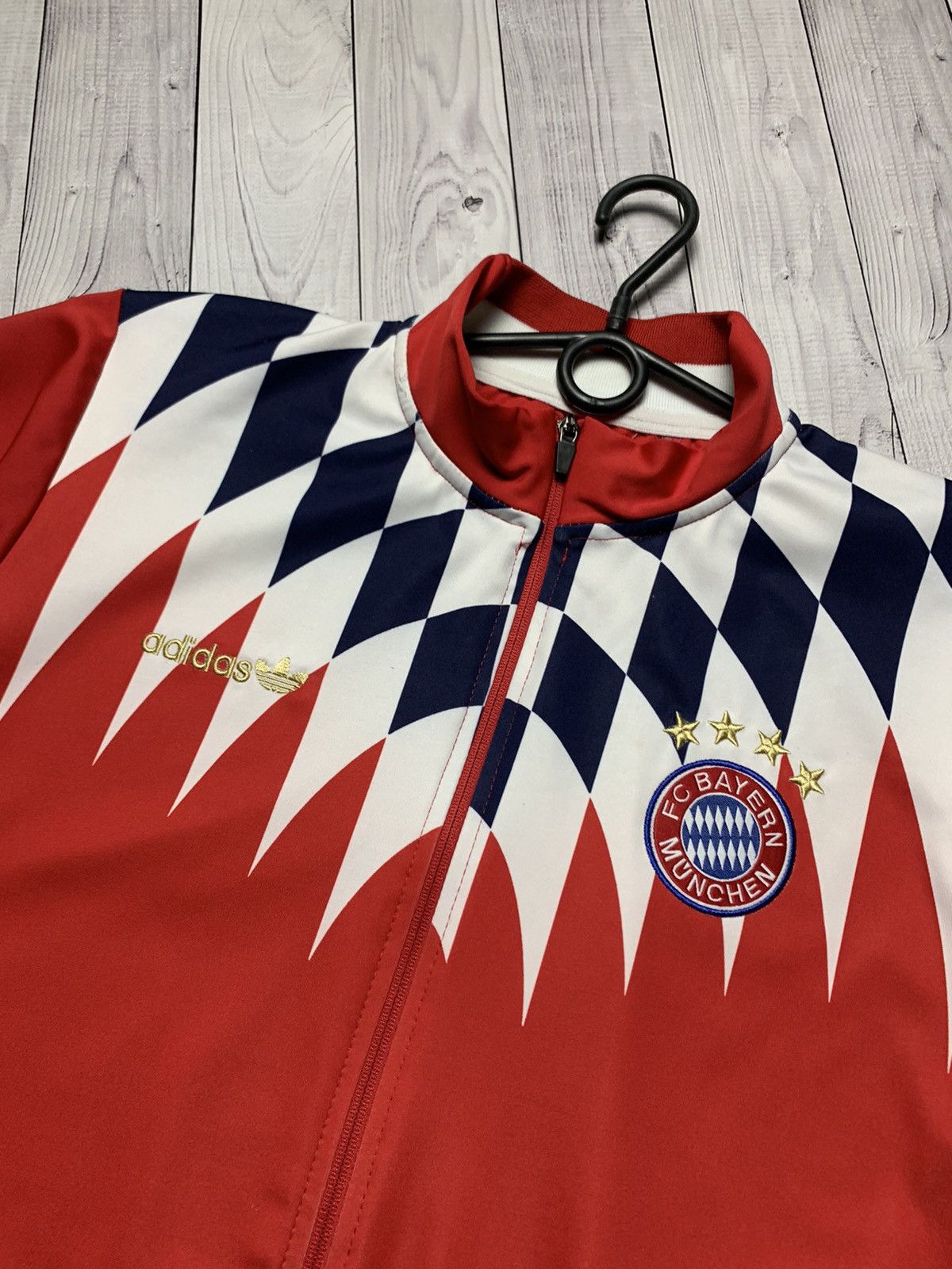 Adidas × Vintage Vintage Soccer jacket Bayern Munich adidas rare size L Size US L / EU 52-54 / 3 - 3 Thumbnail