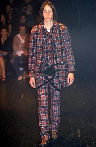 image of Number N Ine x Takahiromiyashita The Soloist Number (N)Ine S/s'05 "nightcrawler" Wire Lined Sleevel