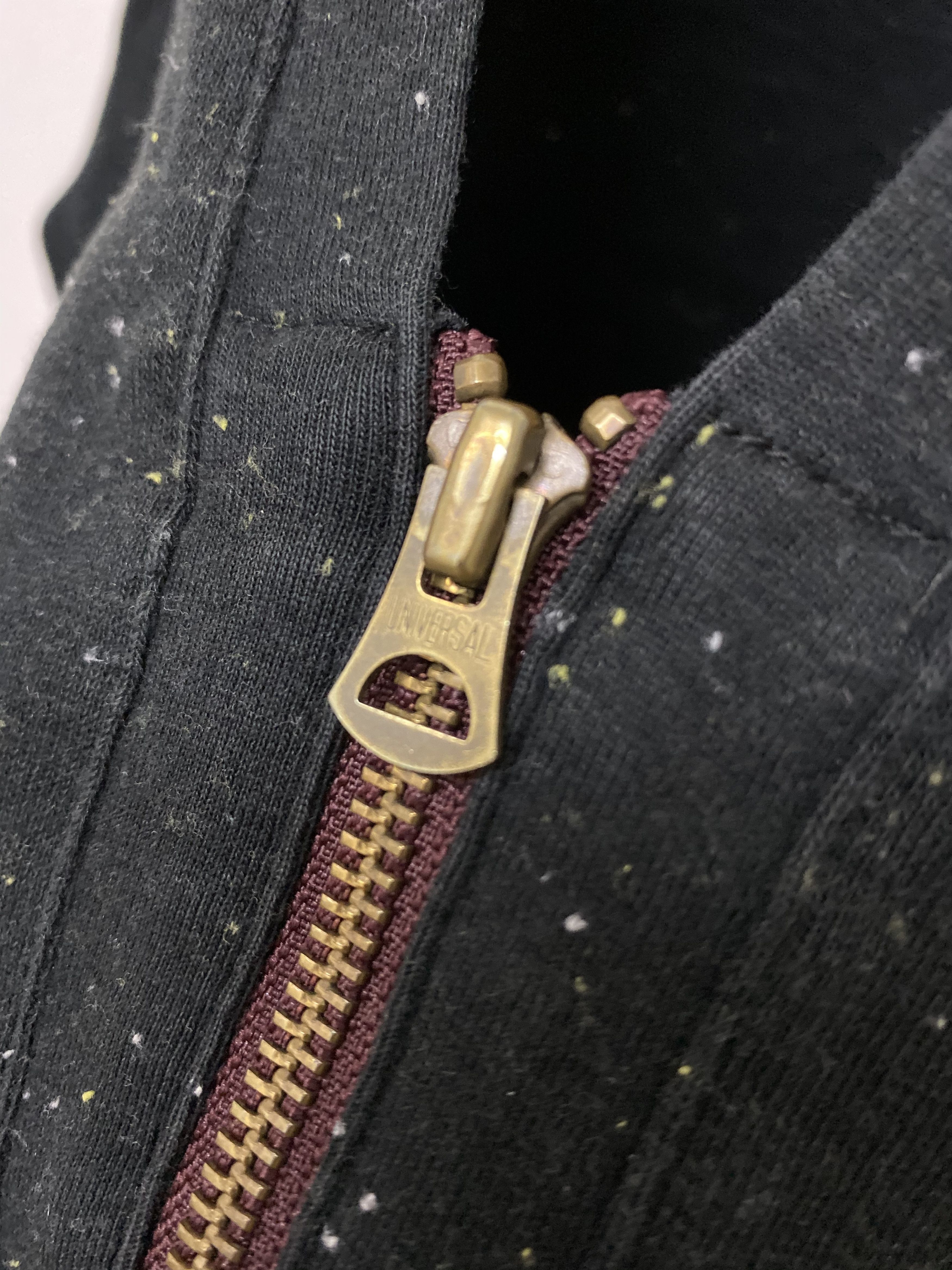 Paul Smith Red Ear Galaxy black marble zipper cardigan Size US M / EU 48-50 / 2 - 5 Thumbnail