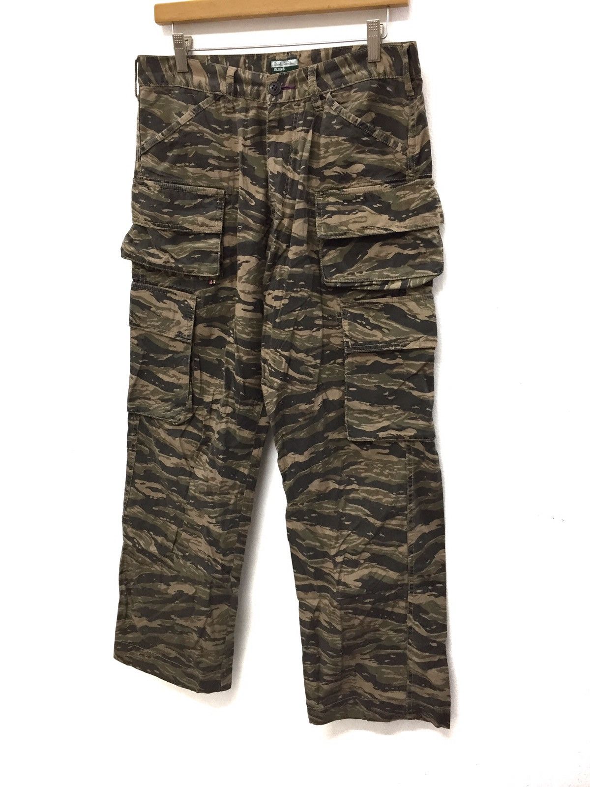 Paul Smith × Paul Smith Red Ear 8 pockets bush pants cargo Tiger Stripes Size US 32 / EU 48 - 2 Thumbnail