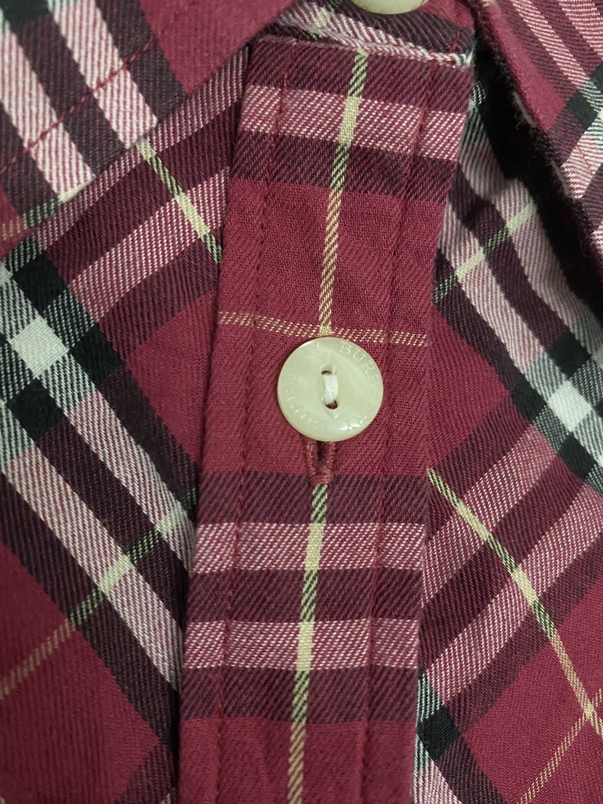 Burberry × Japanese Brand × Vintage Vintage Burberry London NovaCheck Longsleeve Shirts Size M / US 6-8 / IT 42-44 - 4 Thumbnail