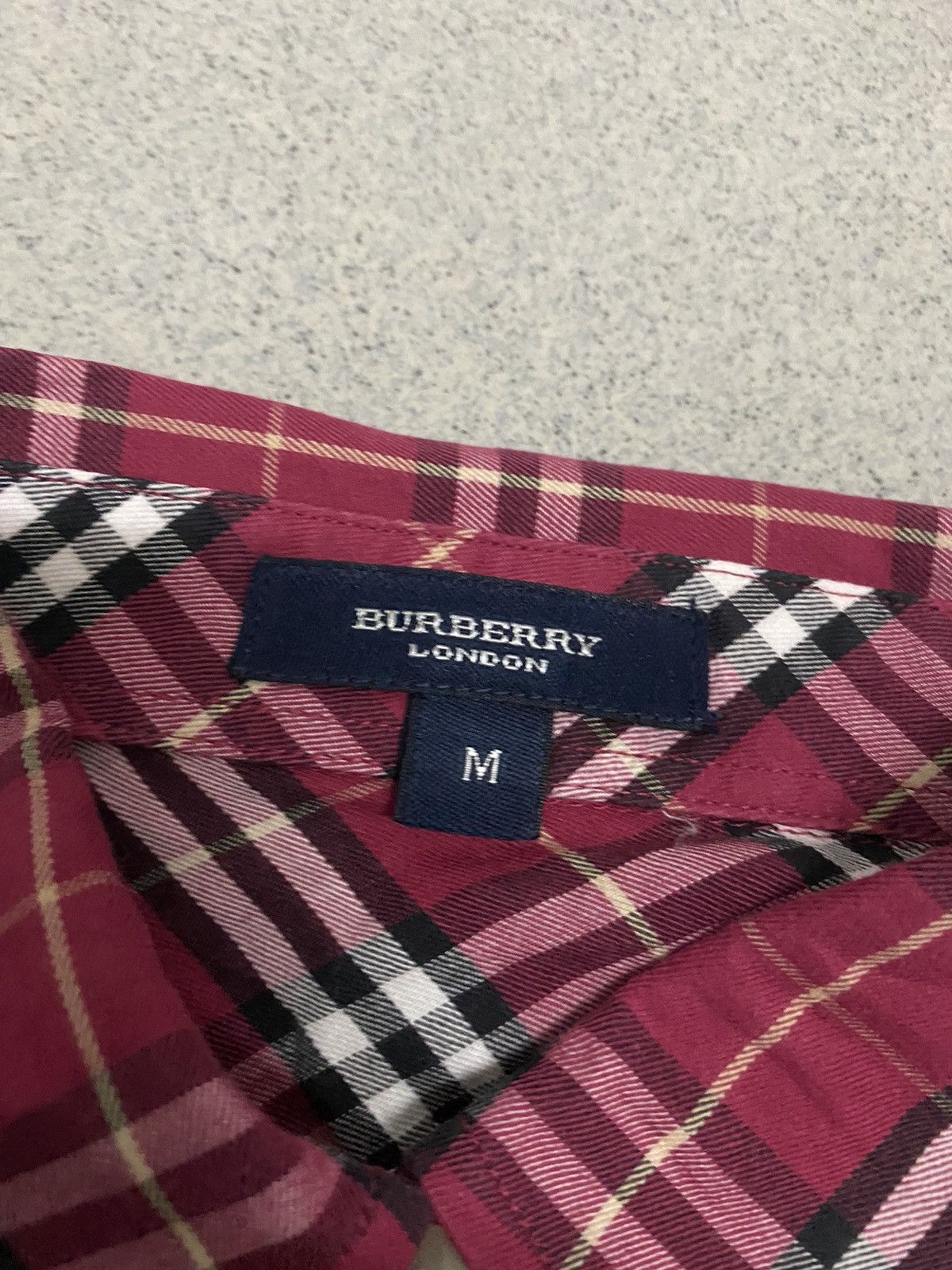 Burberry × Japanese Brand × Vintage Vintage Burberry London NovaCheck Longsleeve Shirts Size M / US 6-8 / IT 42-44 - 3 Thumbnail
