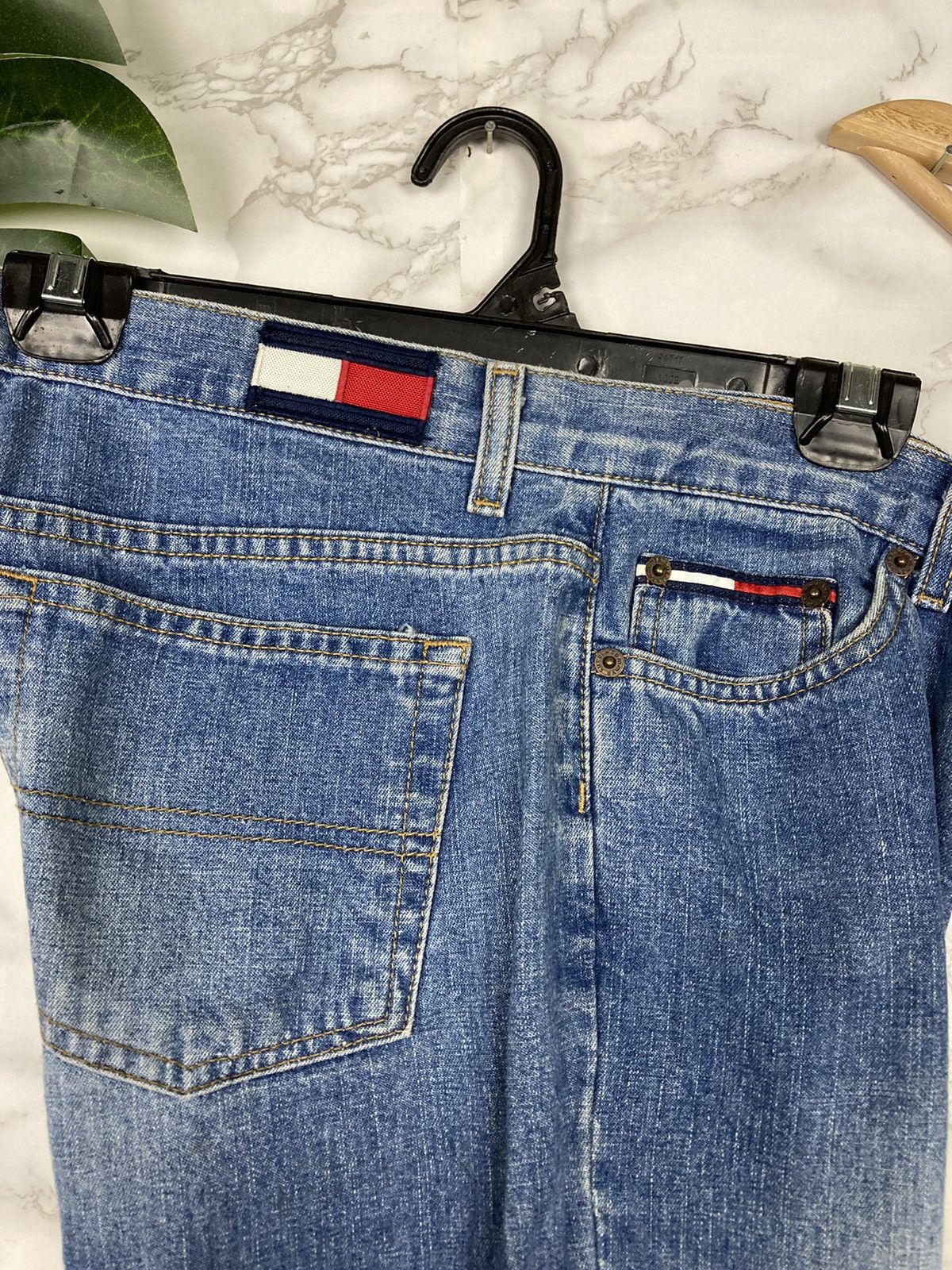 20471120 × Tommy Jeans Tommy Jeans Distressed Blue Size US 34 / EU 50 - 4 Thumbnail