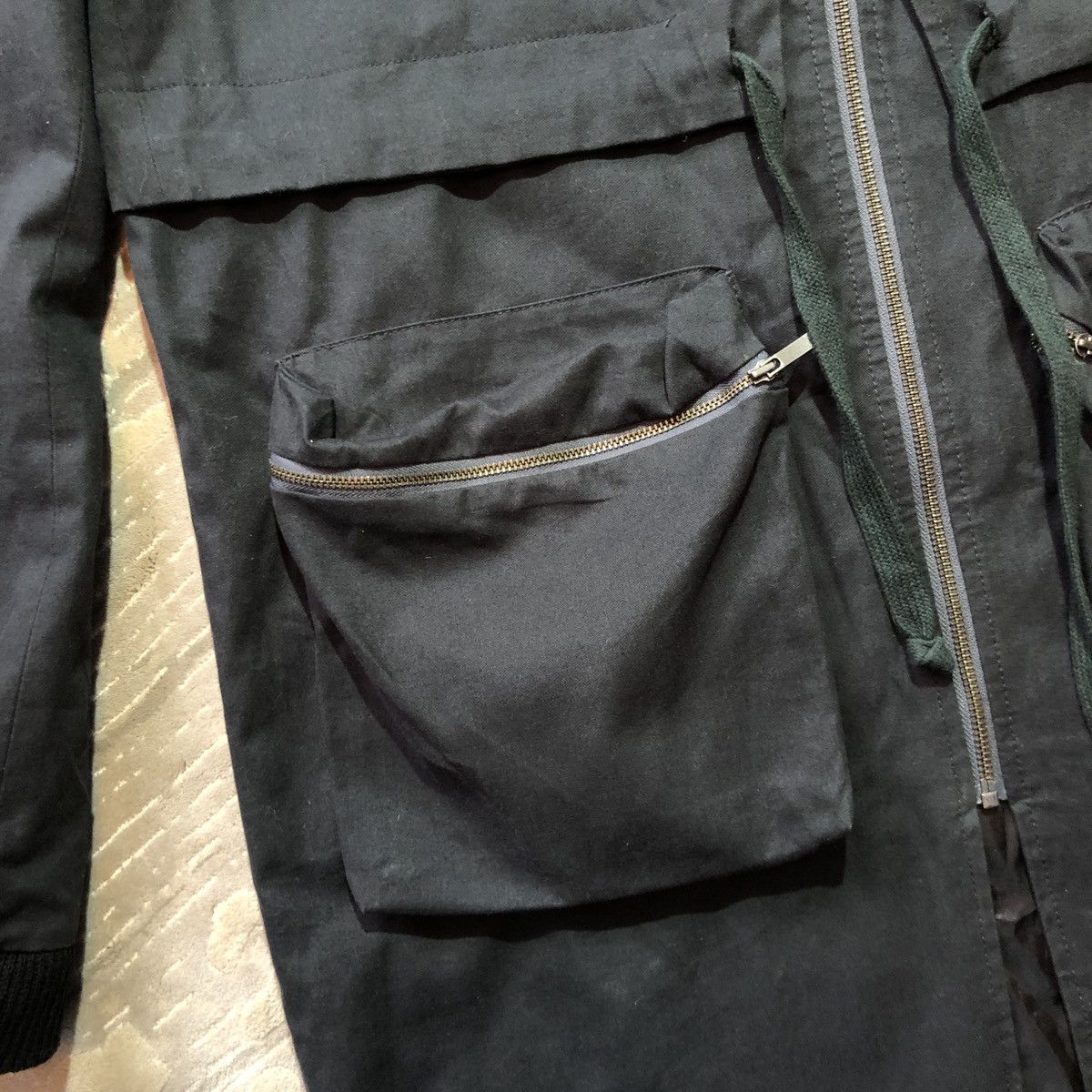 Army Of Me zip hoodie parka circa jacket - not leather biker coat Size US XL / EU 56 / 4 - 3 Thumbnail
