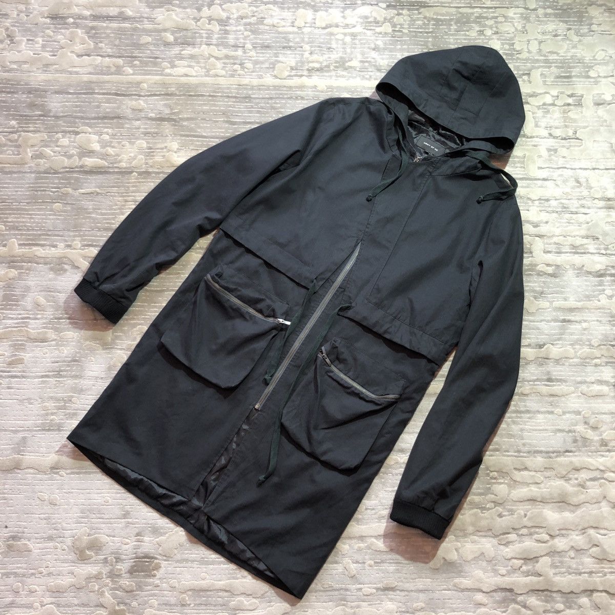 Army Of Me zip hoodie parka circa jacket - not leather biker coat Size US XL / EU 56 / 4 - 2 Thumbnail