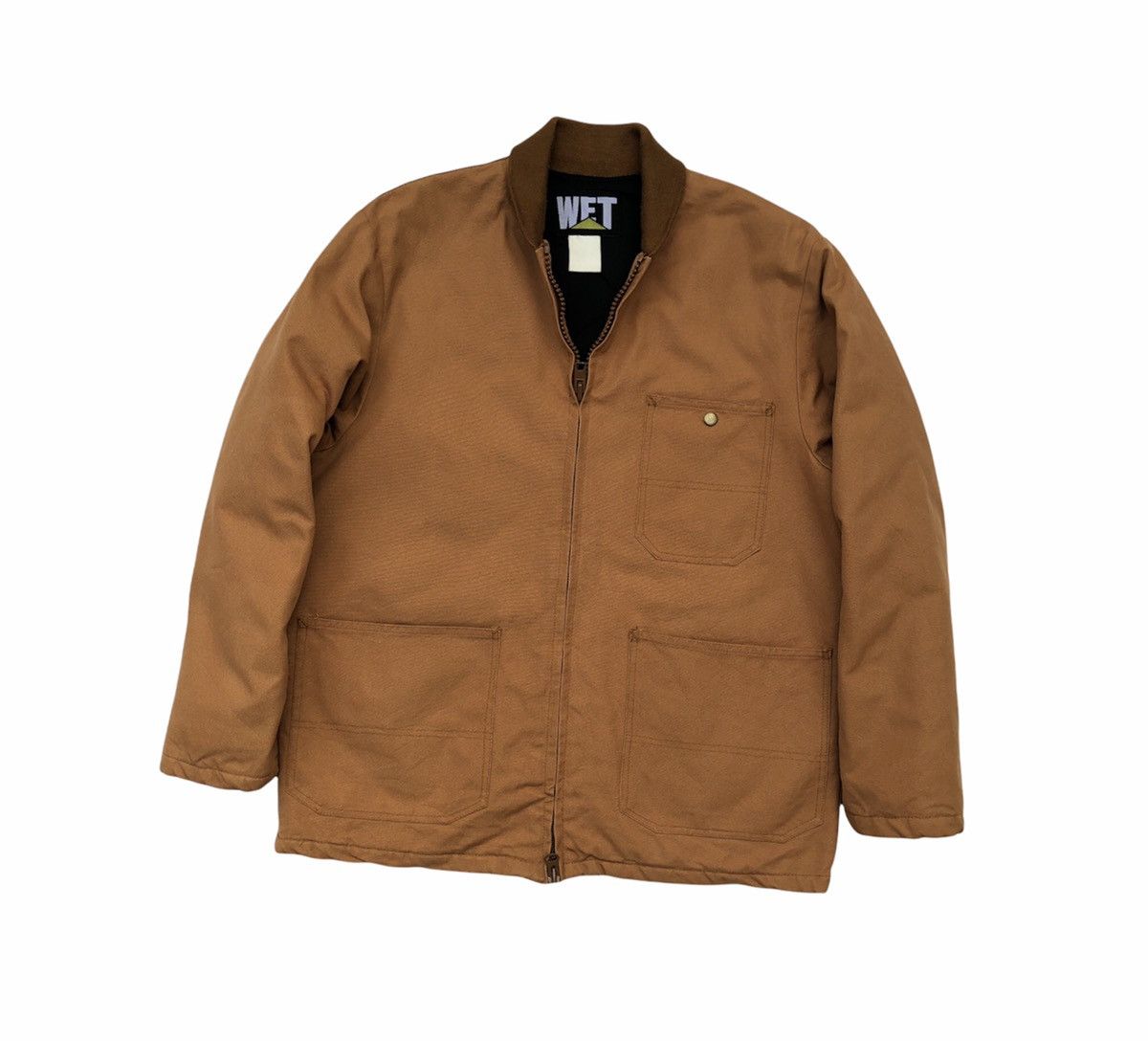 Vintage American WET Brand Duke Canvas Jacket With Quilted Lined Size US L / EU 52-54 / 3 - 2 Thumbnail