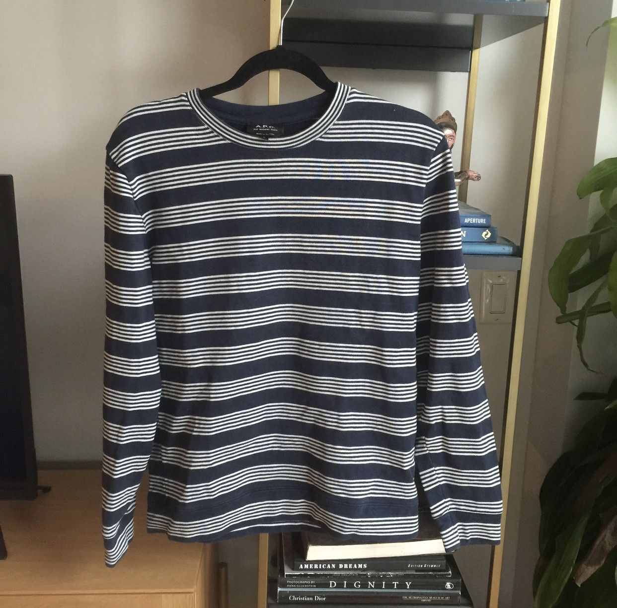 A.P.C. A.P.C. Striped Sweatshirt Size US L / EU 52-54 / 3 - 1 Thumbnail