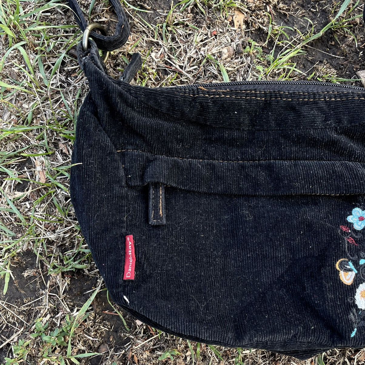 Vintage Vintage Y2K Corduroy Bag Crossbody Pockets OS Size ONE SIZE - 3 Thumbnail