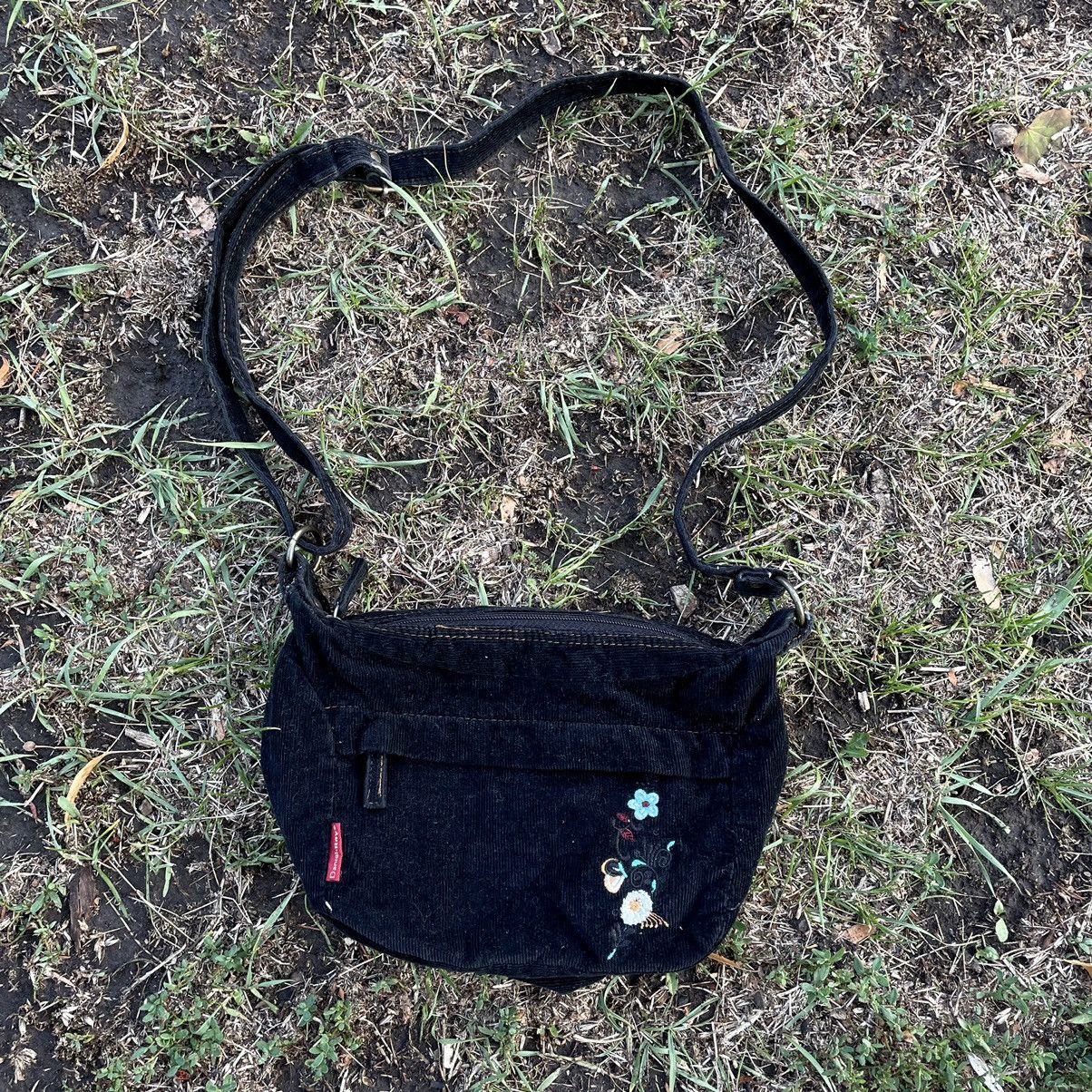Vintage Vintage Y2K Corduroy Bag Crossbody Pockets OS Size ONE SIZE - 1 Thumbnail