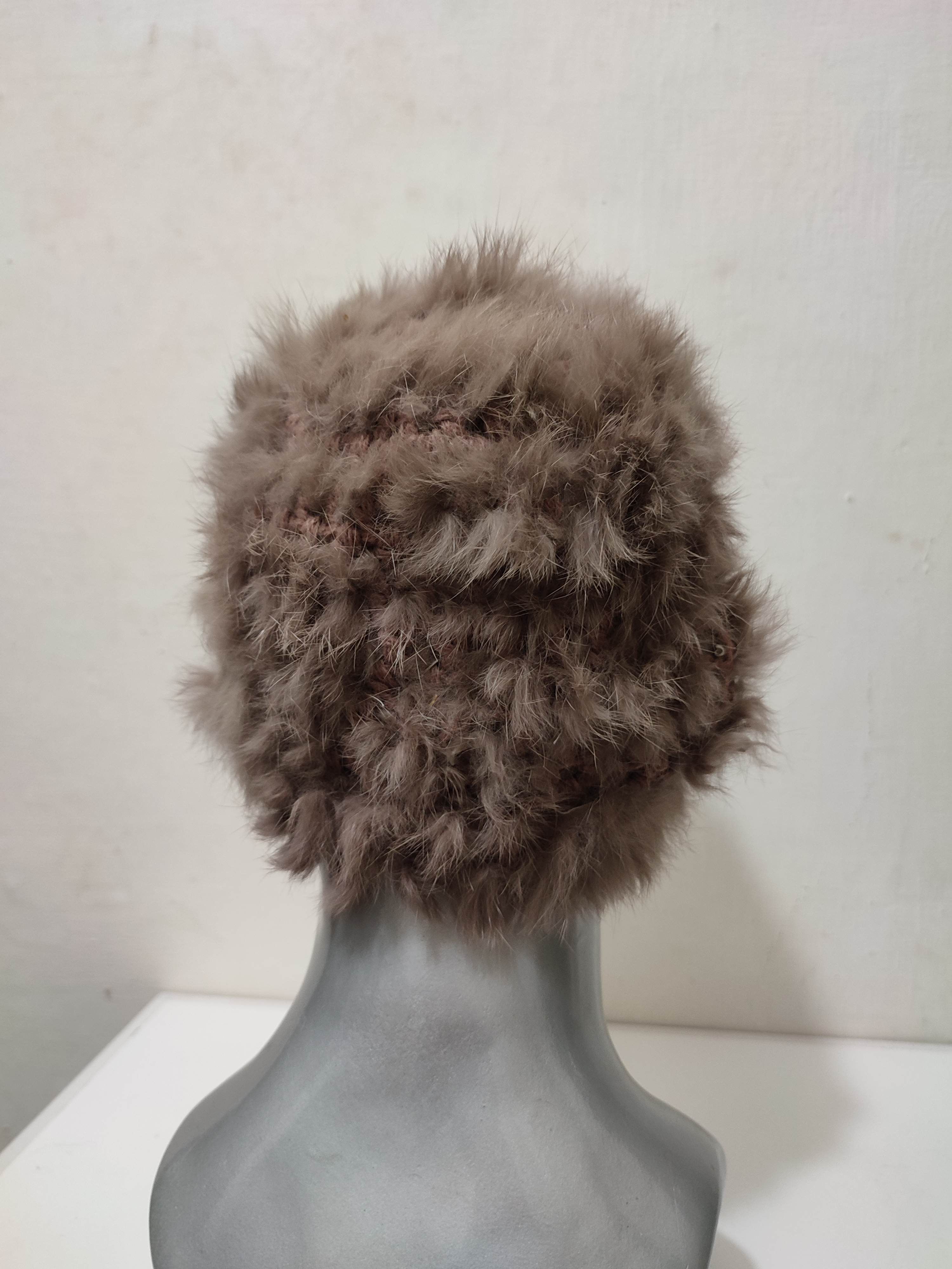 Other 🔥Unknown Japanese Real Fur Beanie Hats Size ONE SIZE - 5 Thumbnail