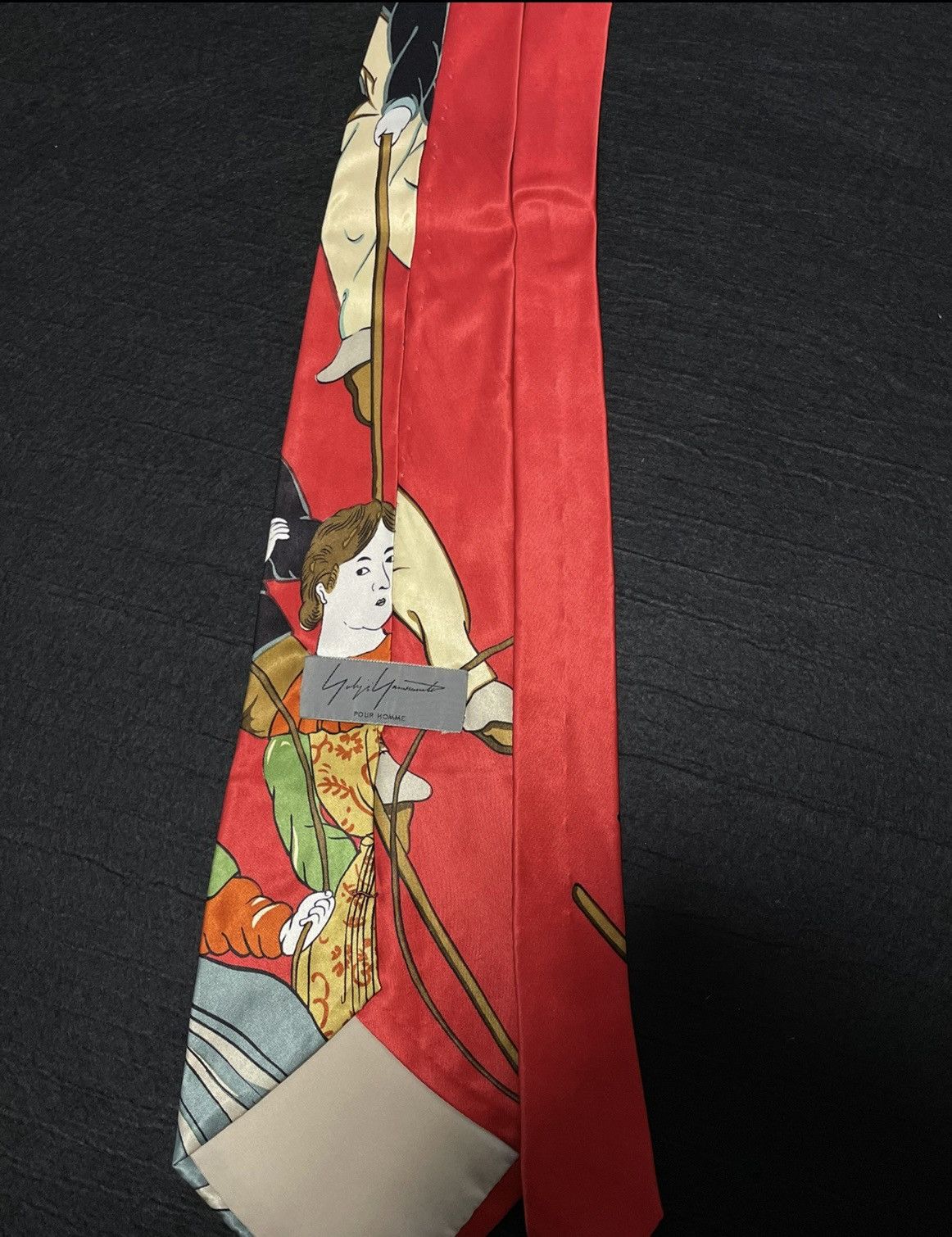 Yohji Yamamoto Yohji Yamamoto 95aw rayon tie Size ONE SIZE - 4 Thumbnail