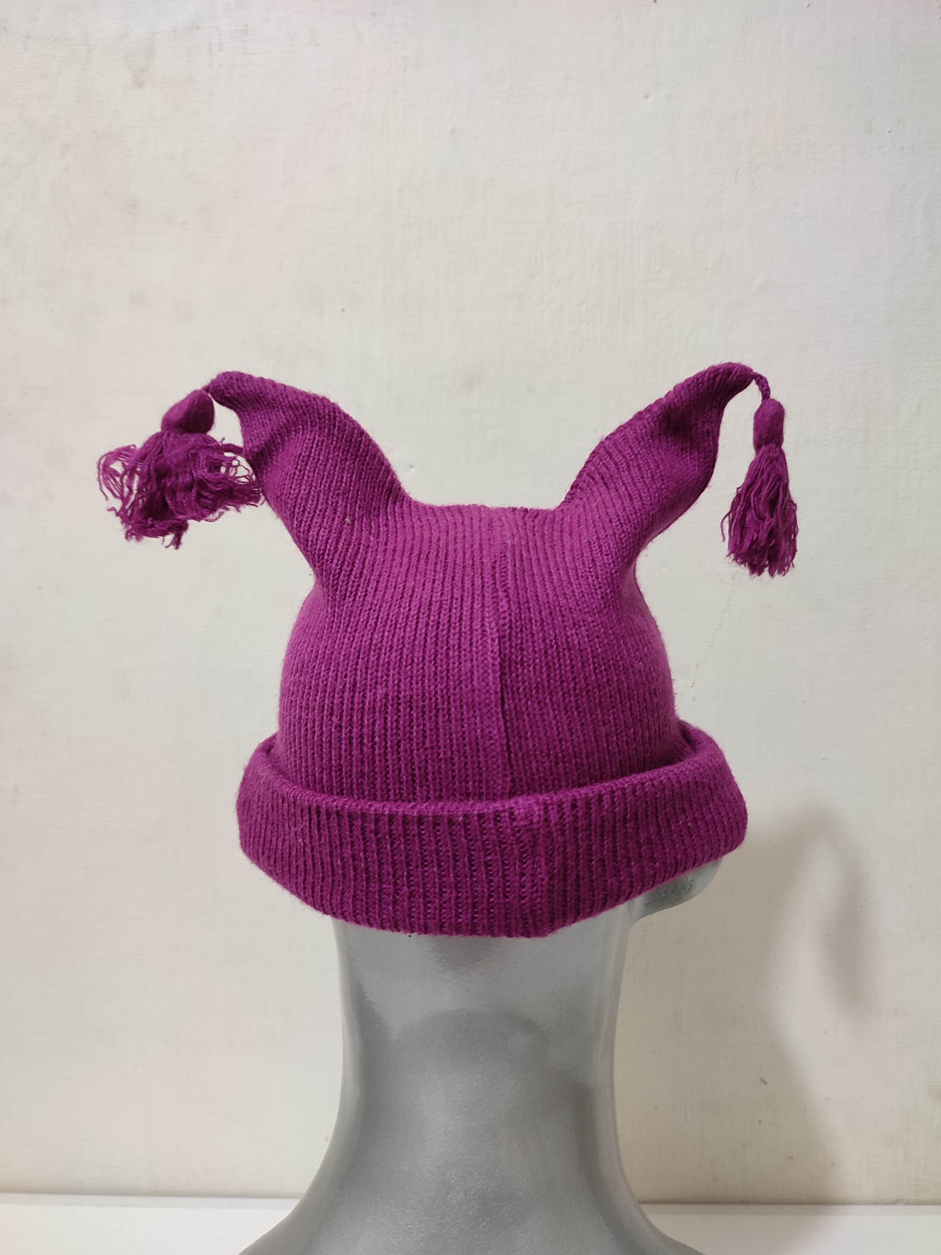 Other 🔥Purple Bunny Horn Beanie Hats Size ONE SIZE - 5 Thumbnail