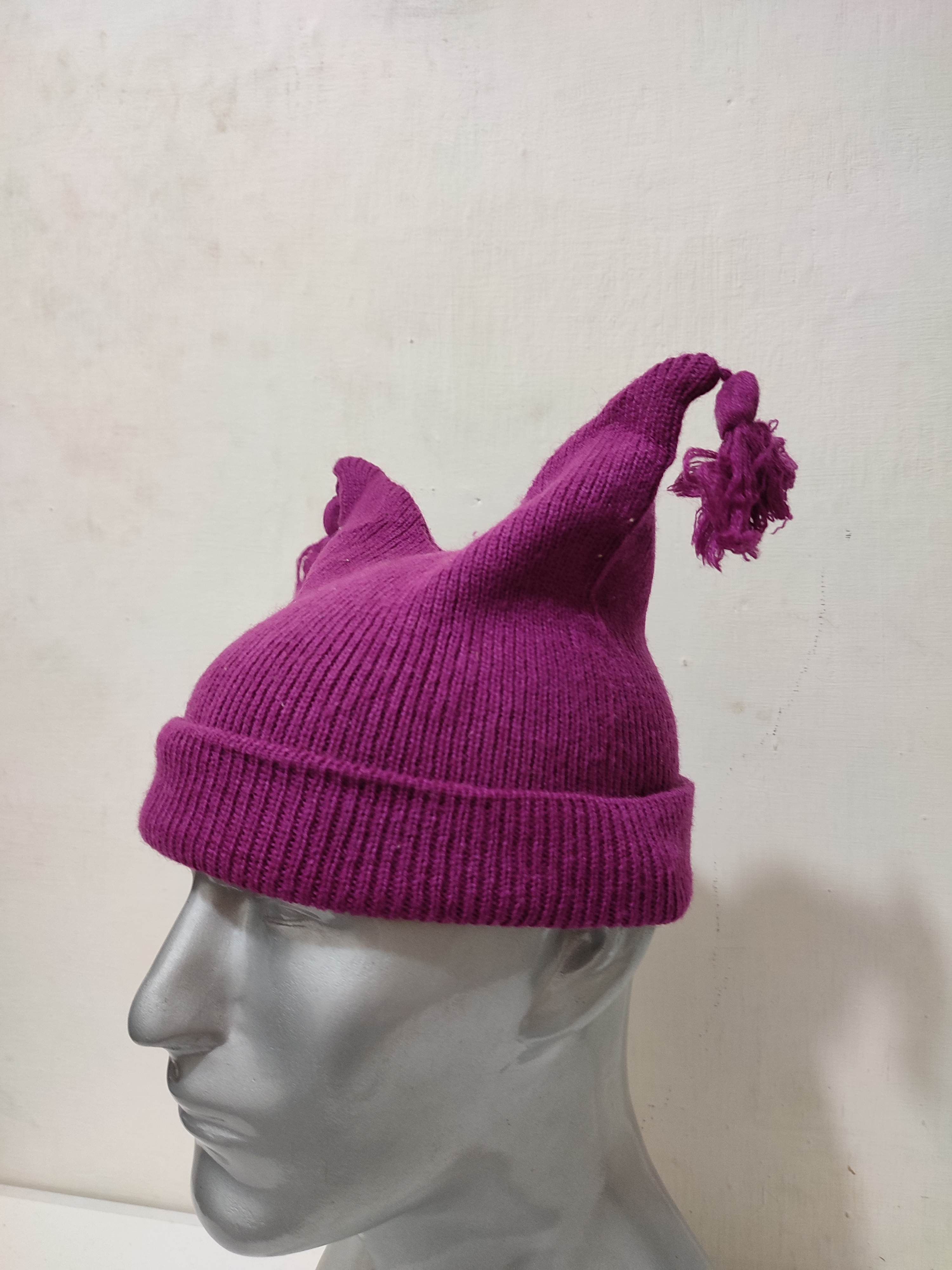 Other 🔥Purple Bunny Horn Beanie Hats Size ONE SIZE - 3 Thumbnail